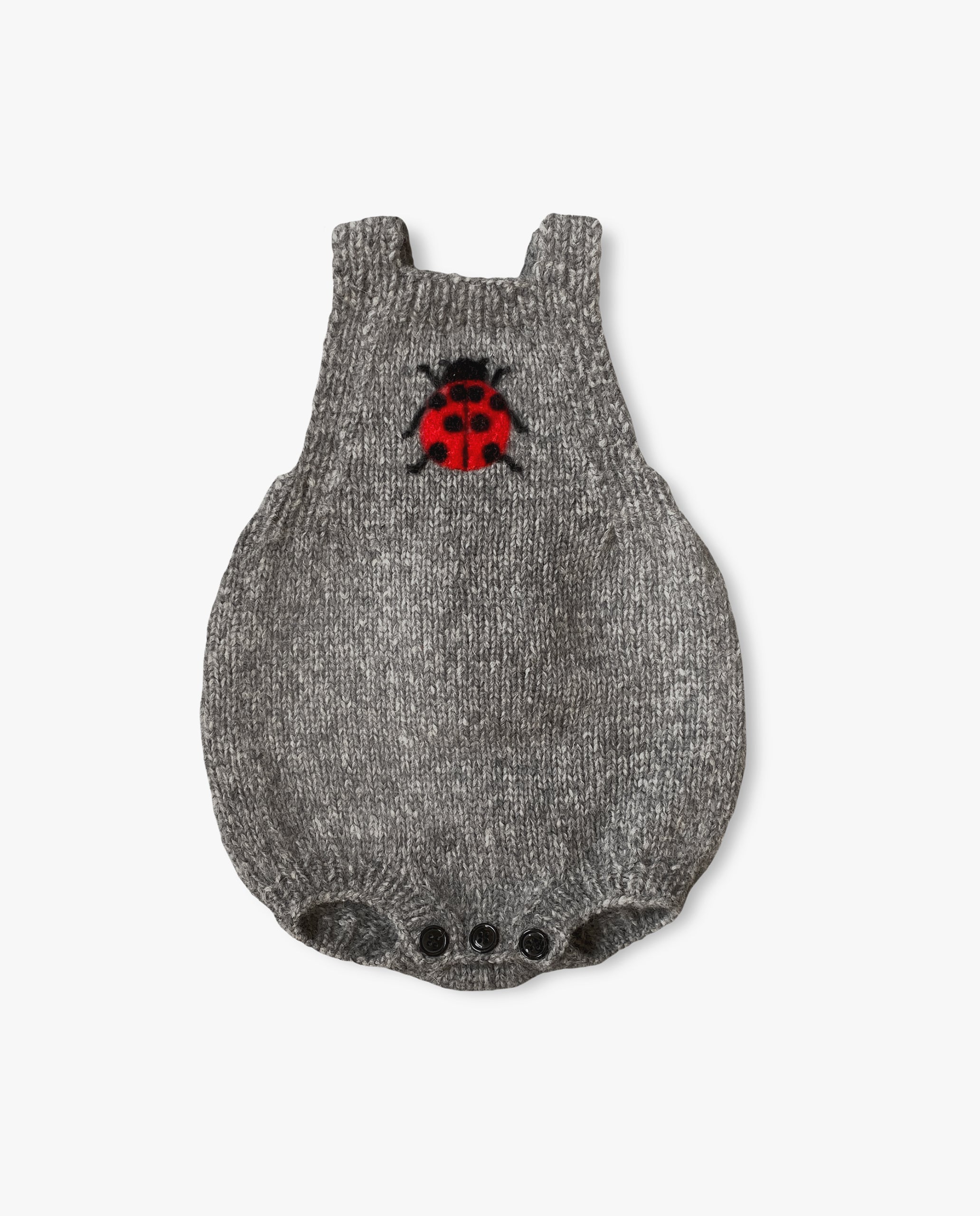 Ladybug romper | Dark Grey