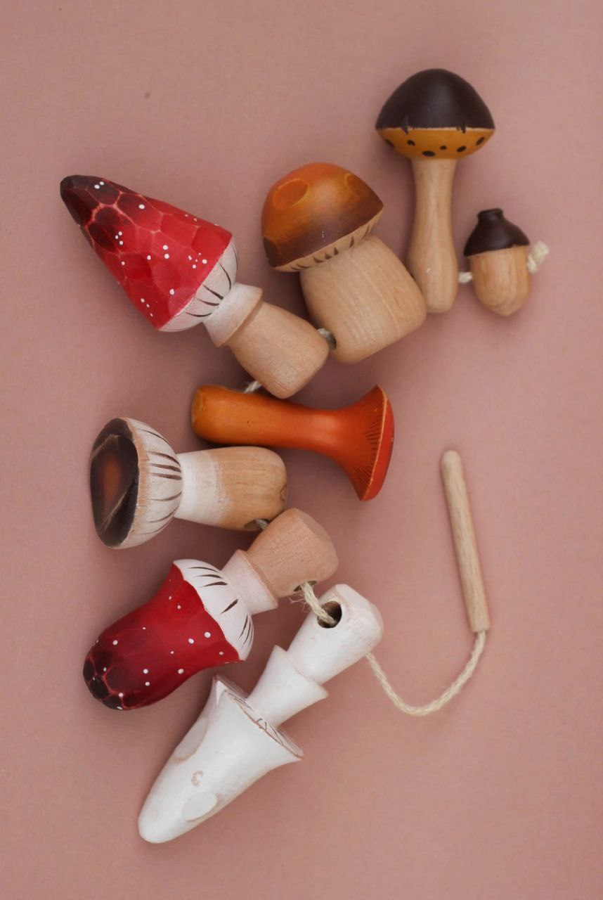 Mushroom Garland | Wooden Game