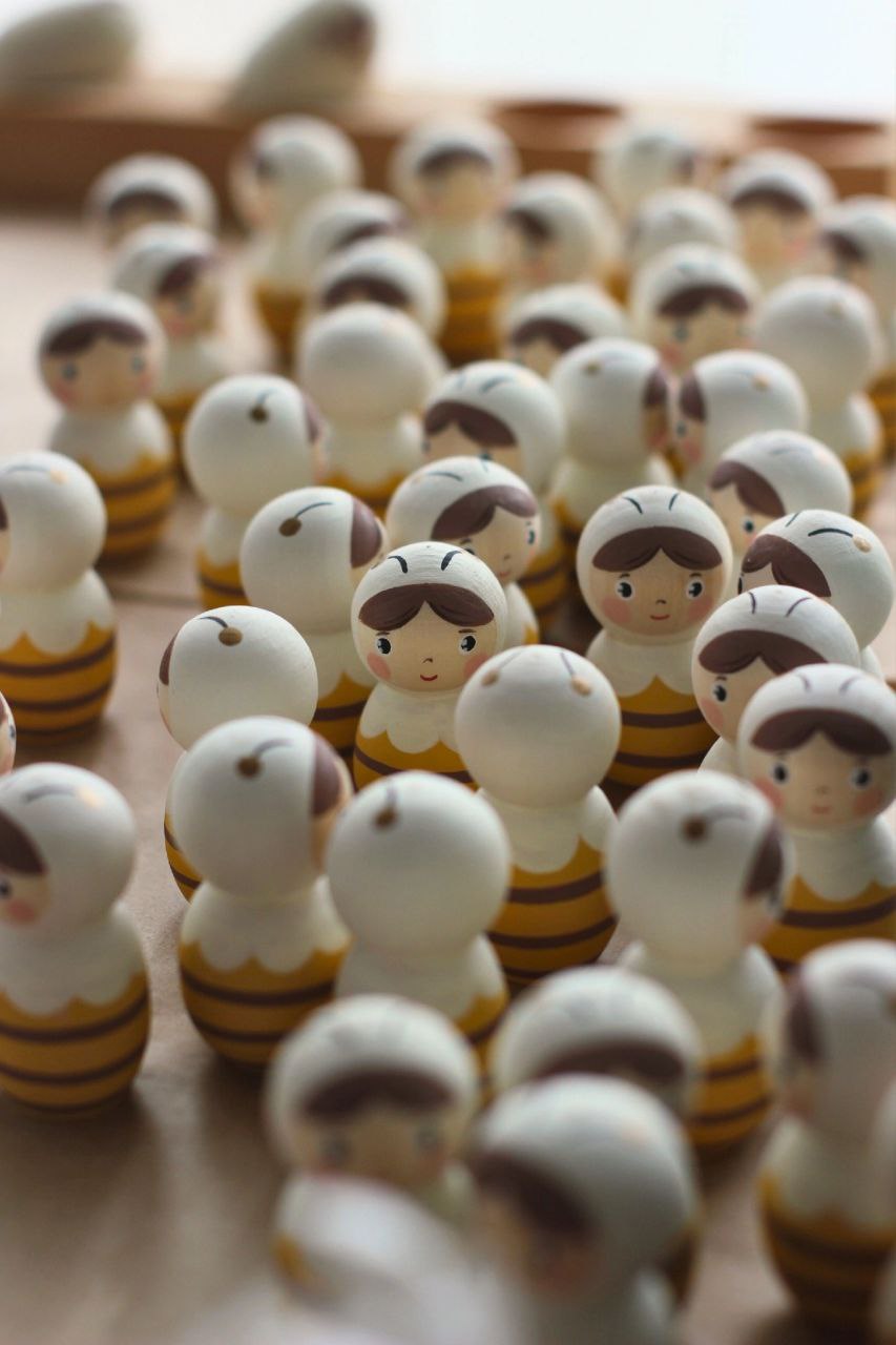 Beehive & Bees | Wooden Toy