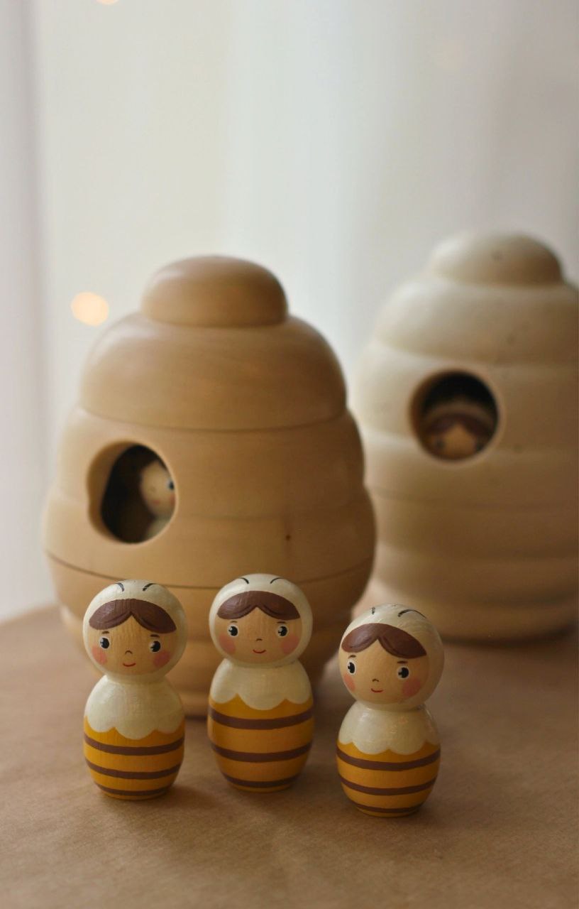 Beehive & Bees | Wooden Toy