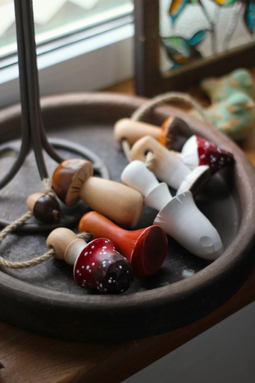 Mushroom Garland | Wooden Game