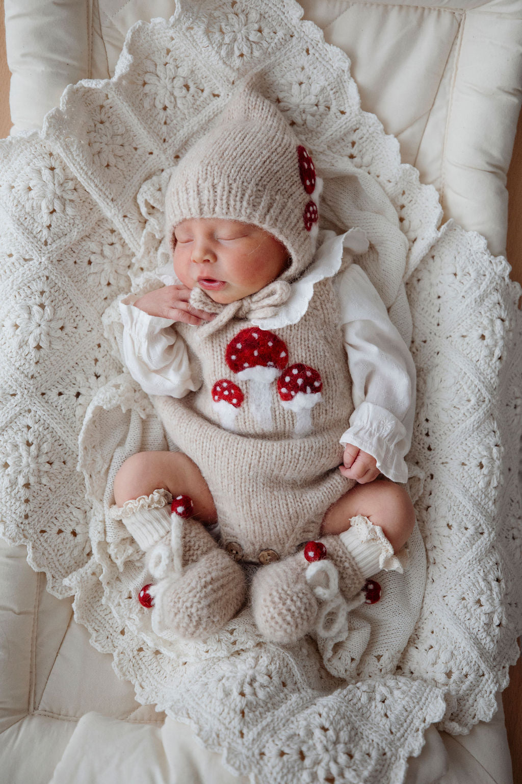 Mushrooms romper | wheat