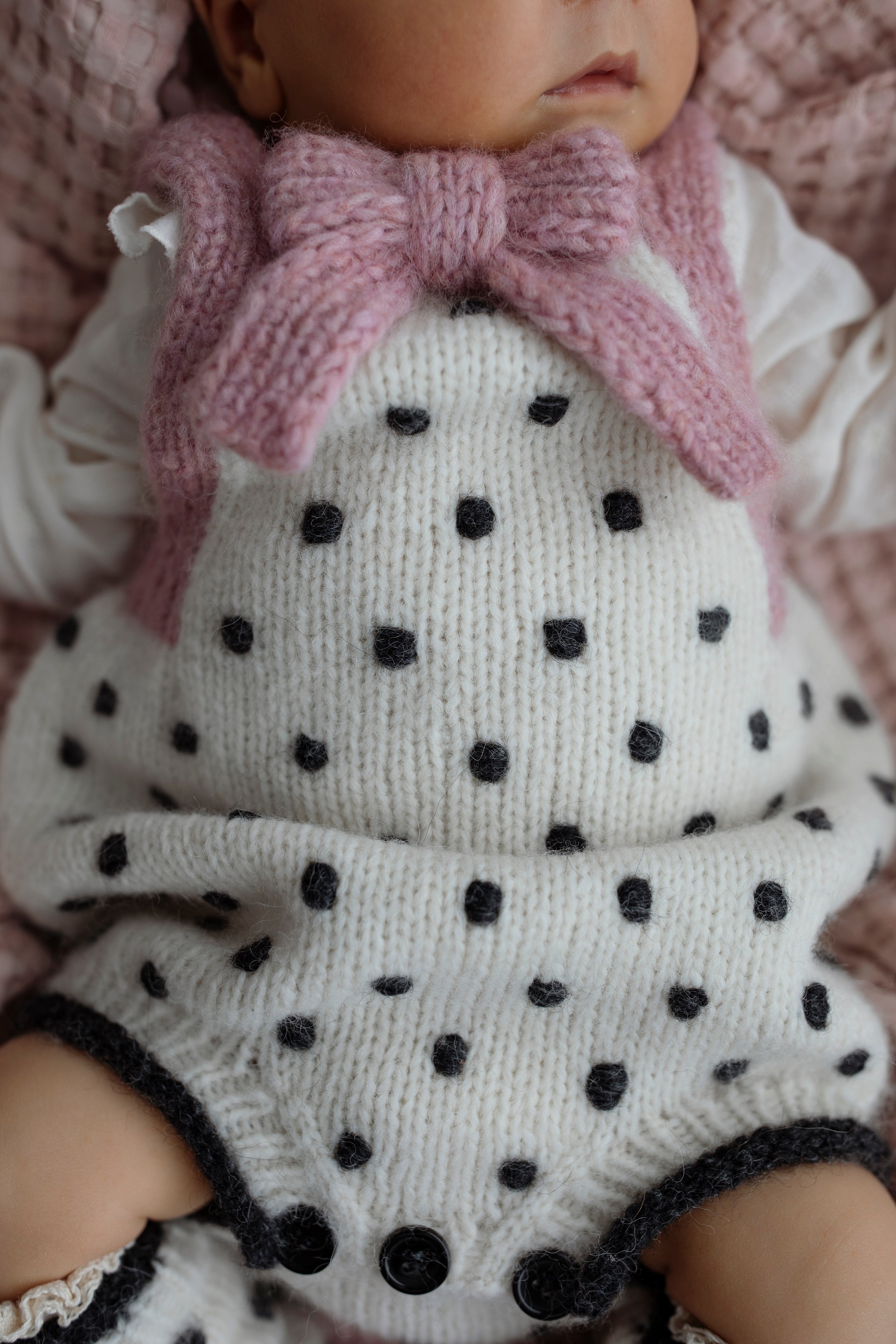 Amelia romper | powder pink