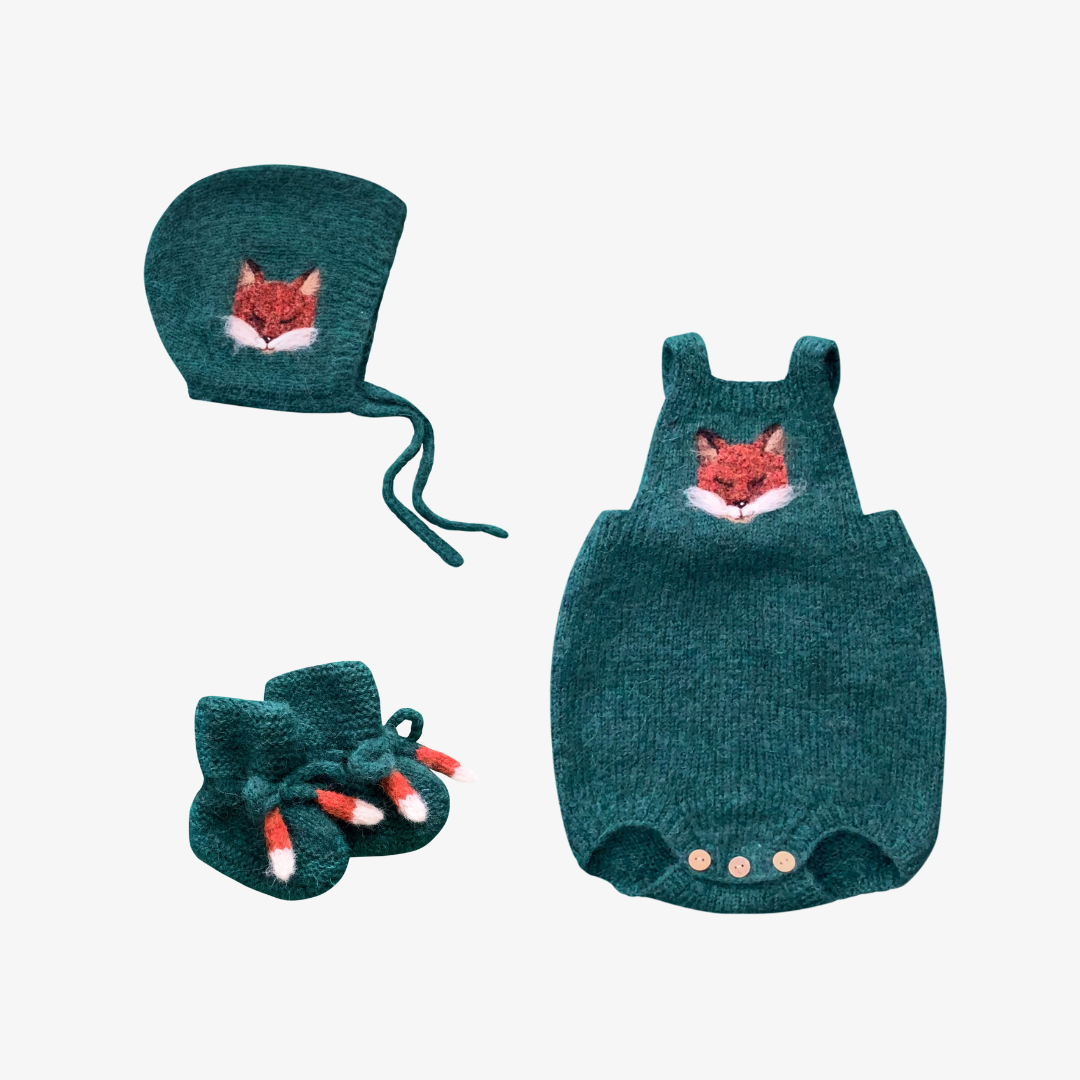 Fox Newborn Set | Emerald | In Stock