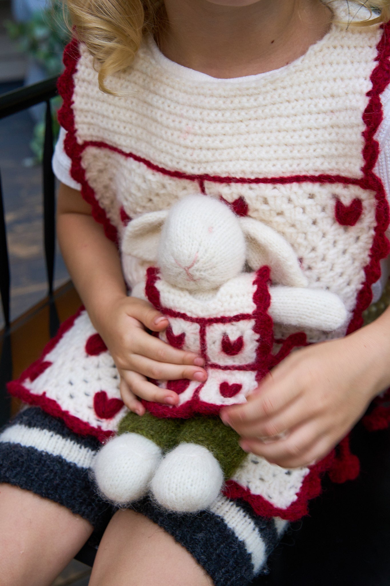 White Rabbit Toy | Knitted Toy
