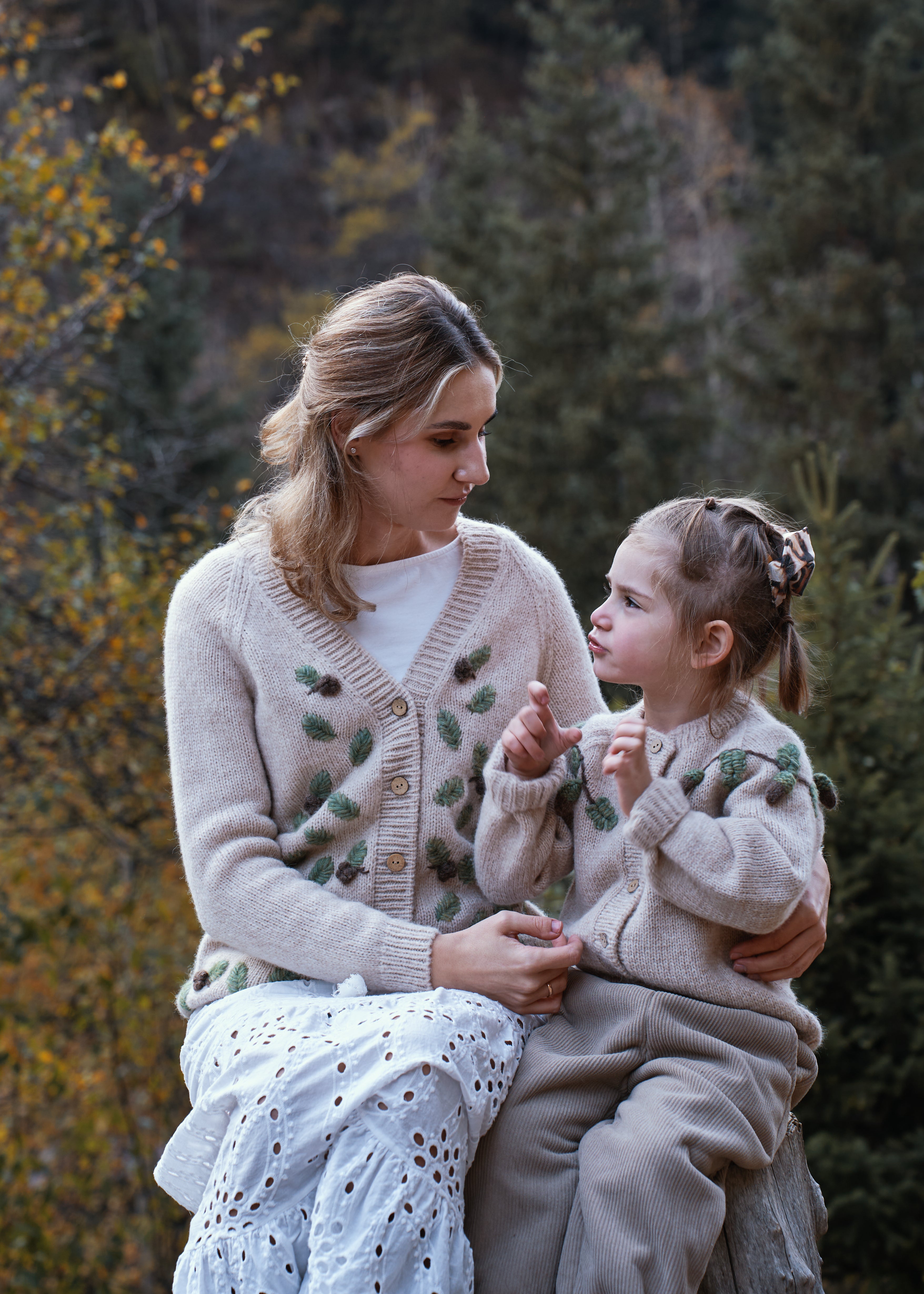 Adult Spruce cardigan | Wheat