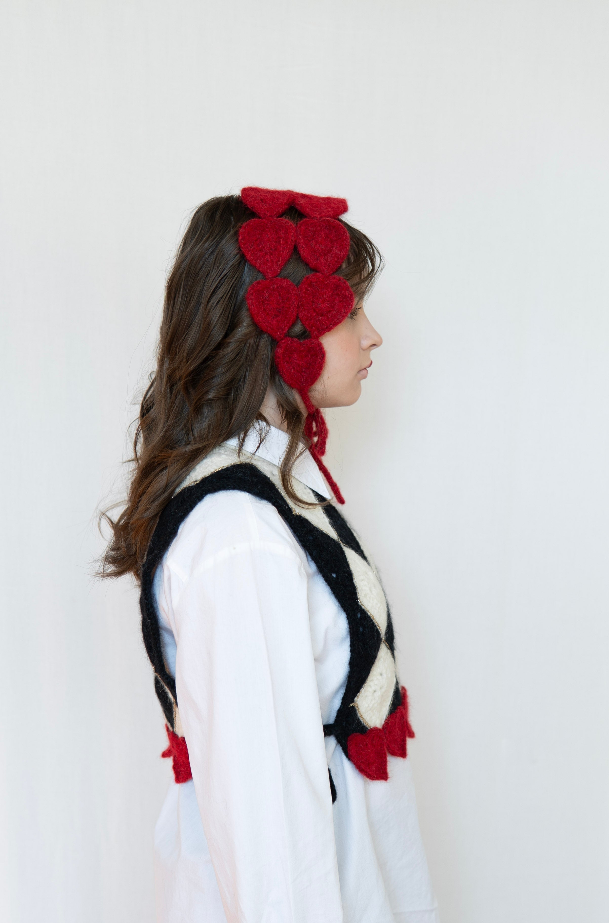 Mon Amour Crochet Vest | In Stock (4-6 y)
