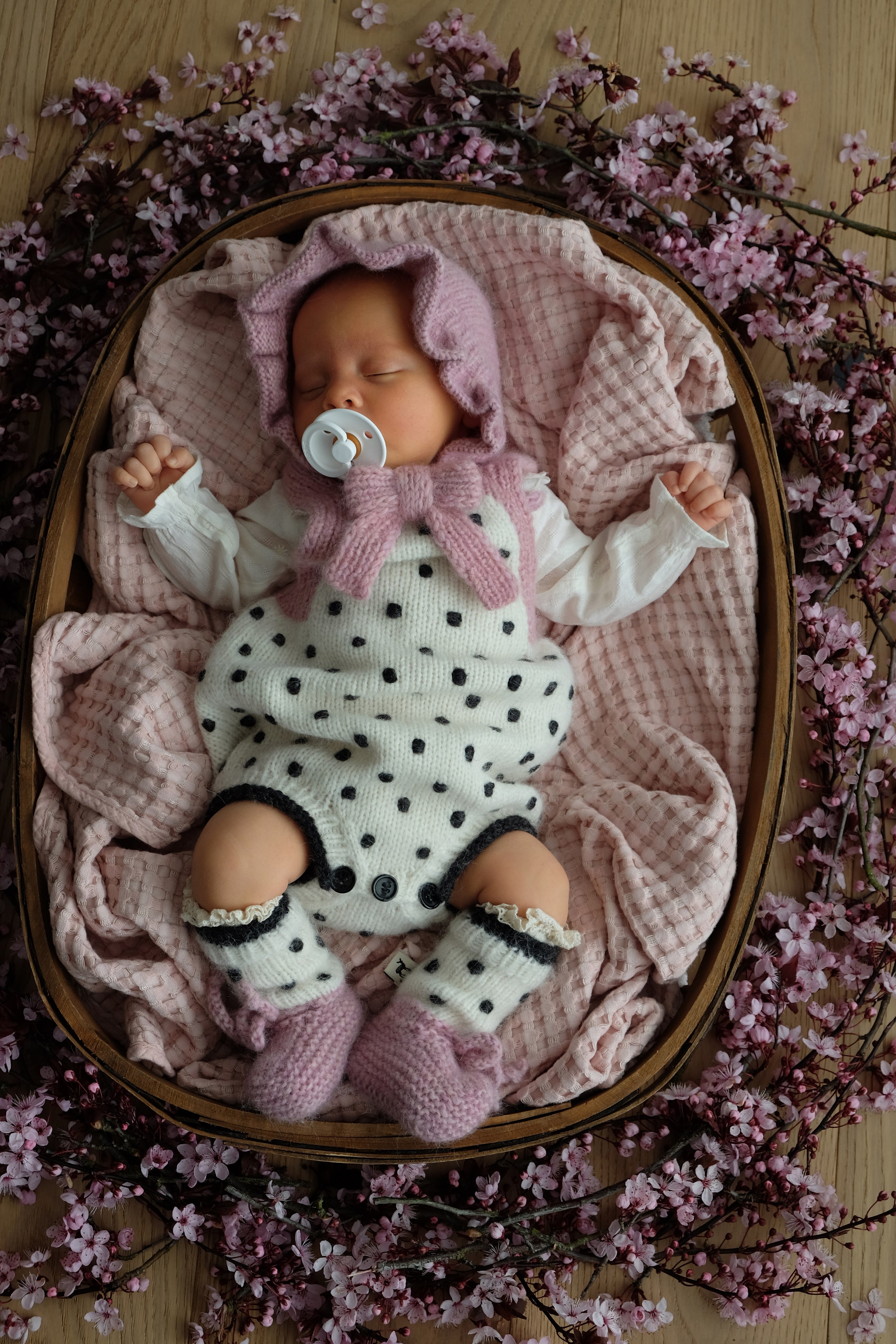 Amelia romper | powder pink