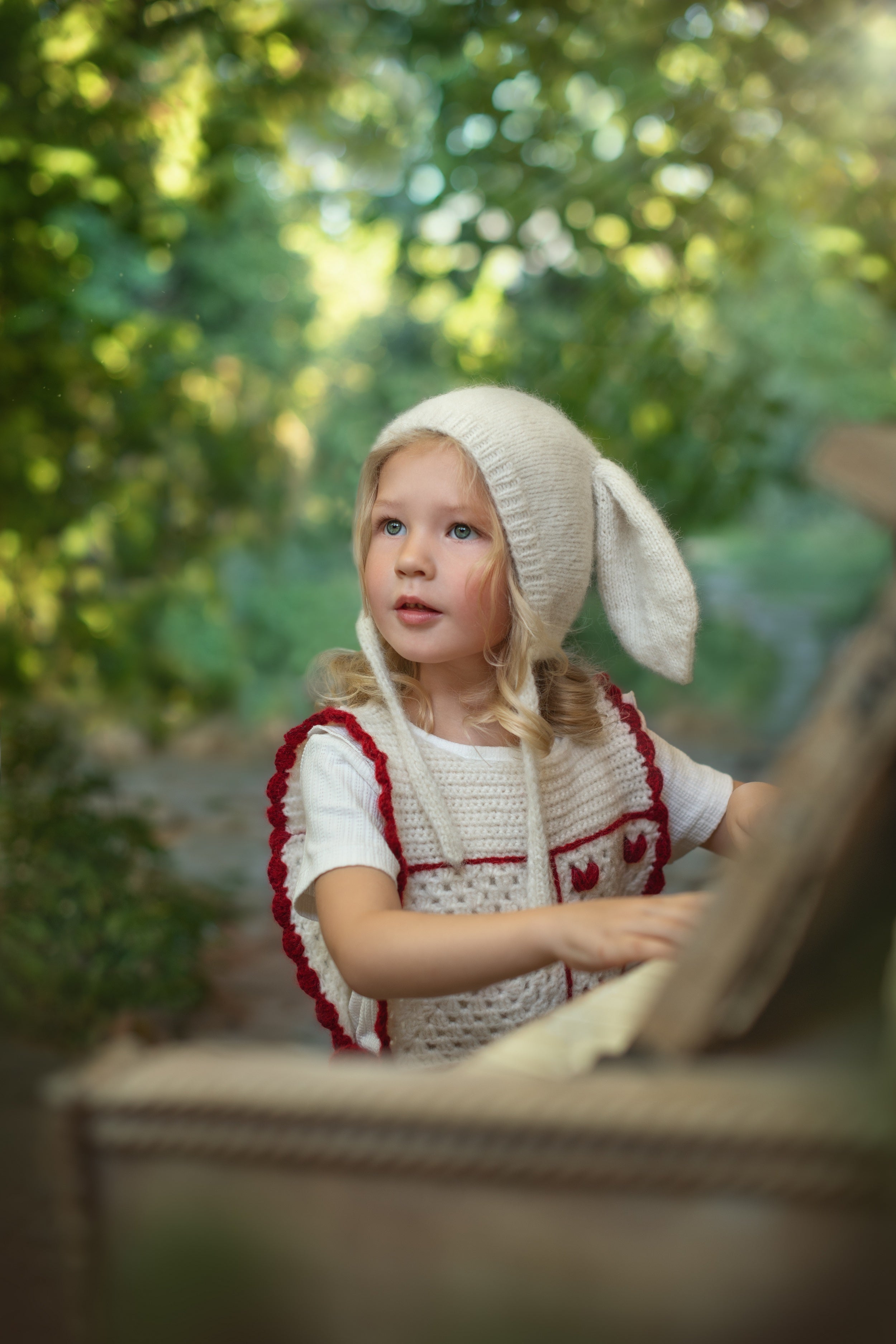 White Rabbit Bonnet