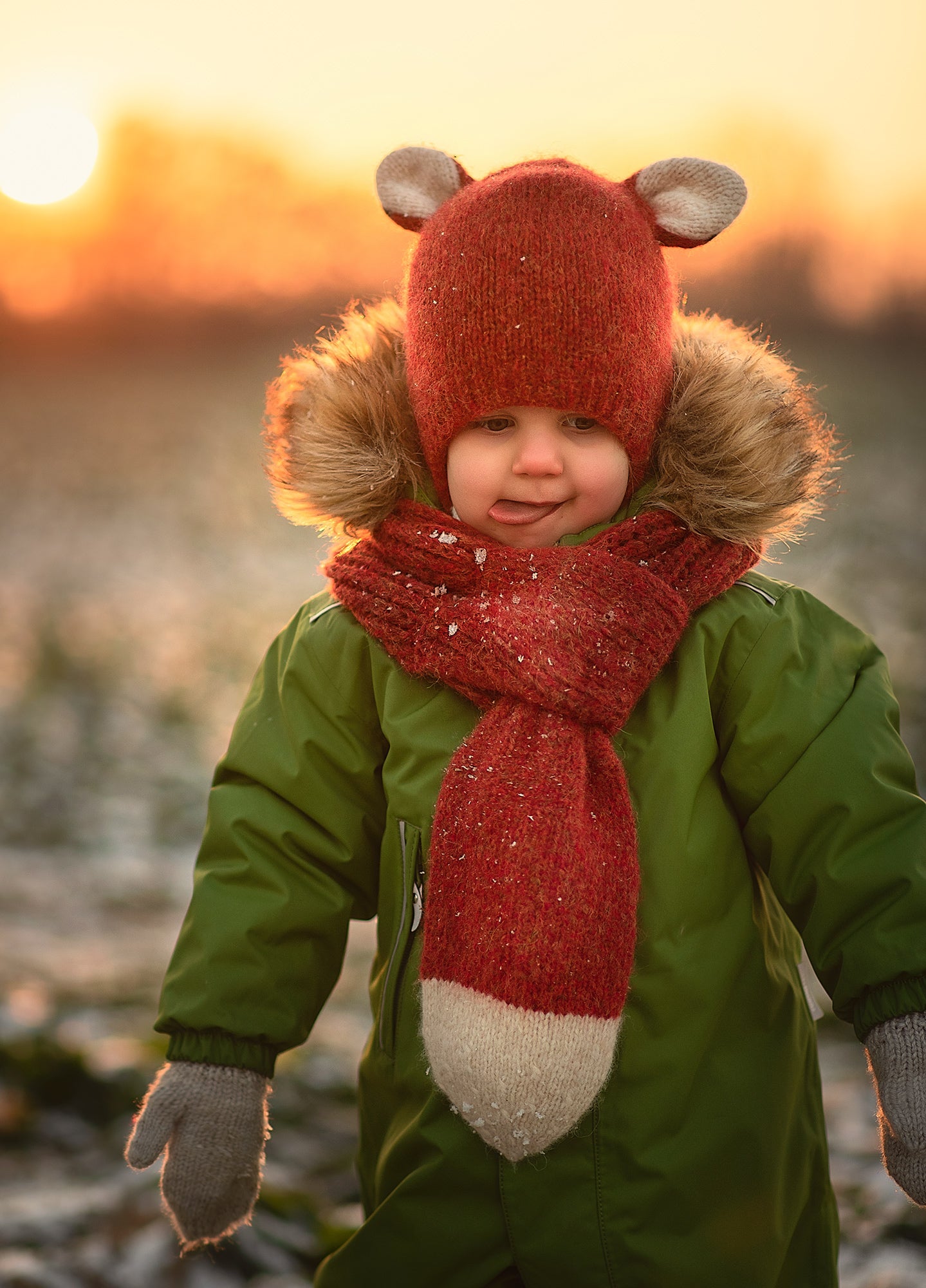Fox hat | Red-orange