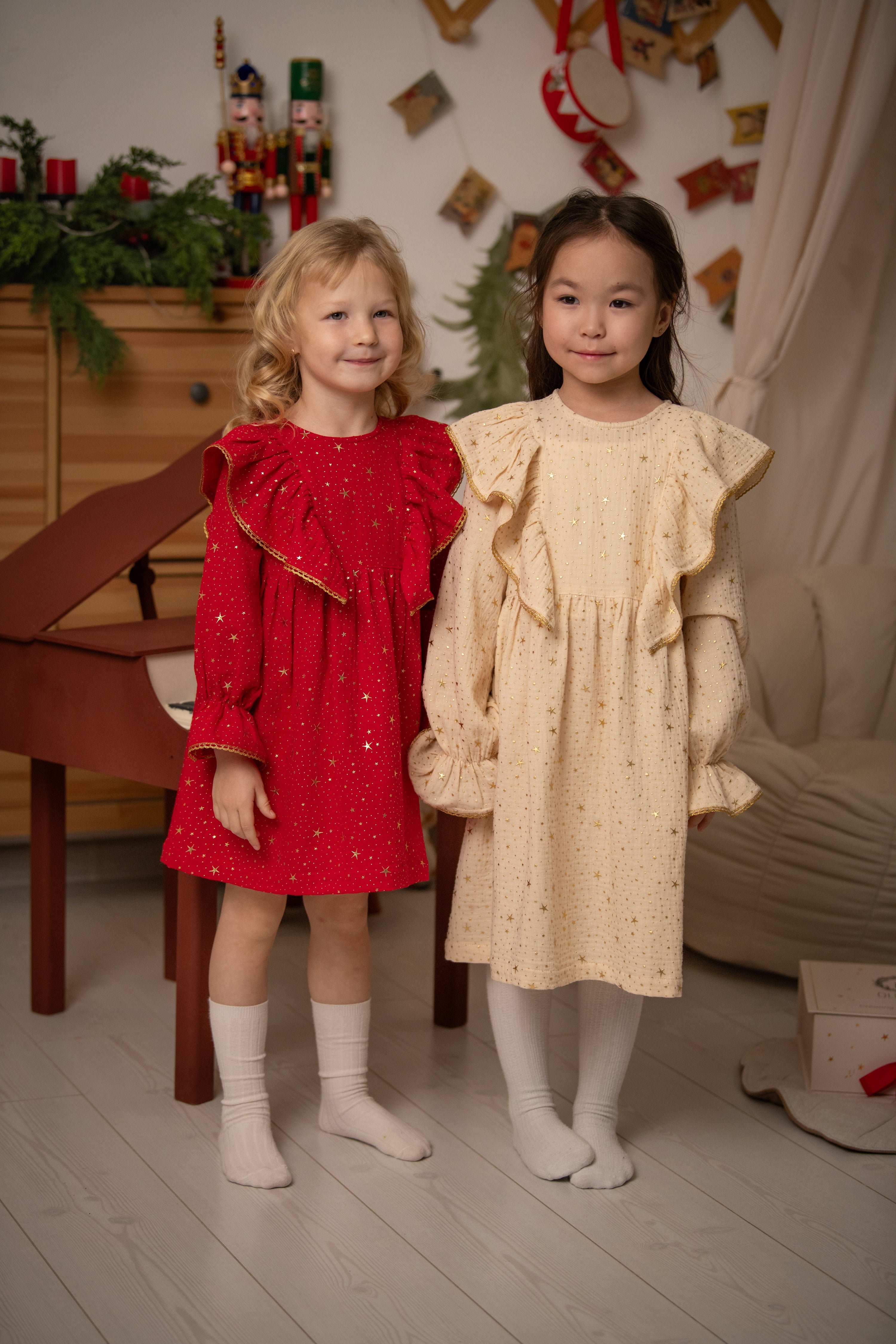 Stars Dress | Beige