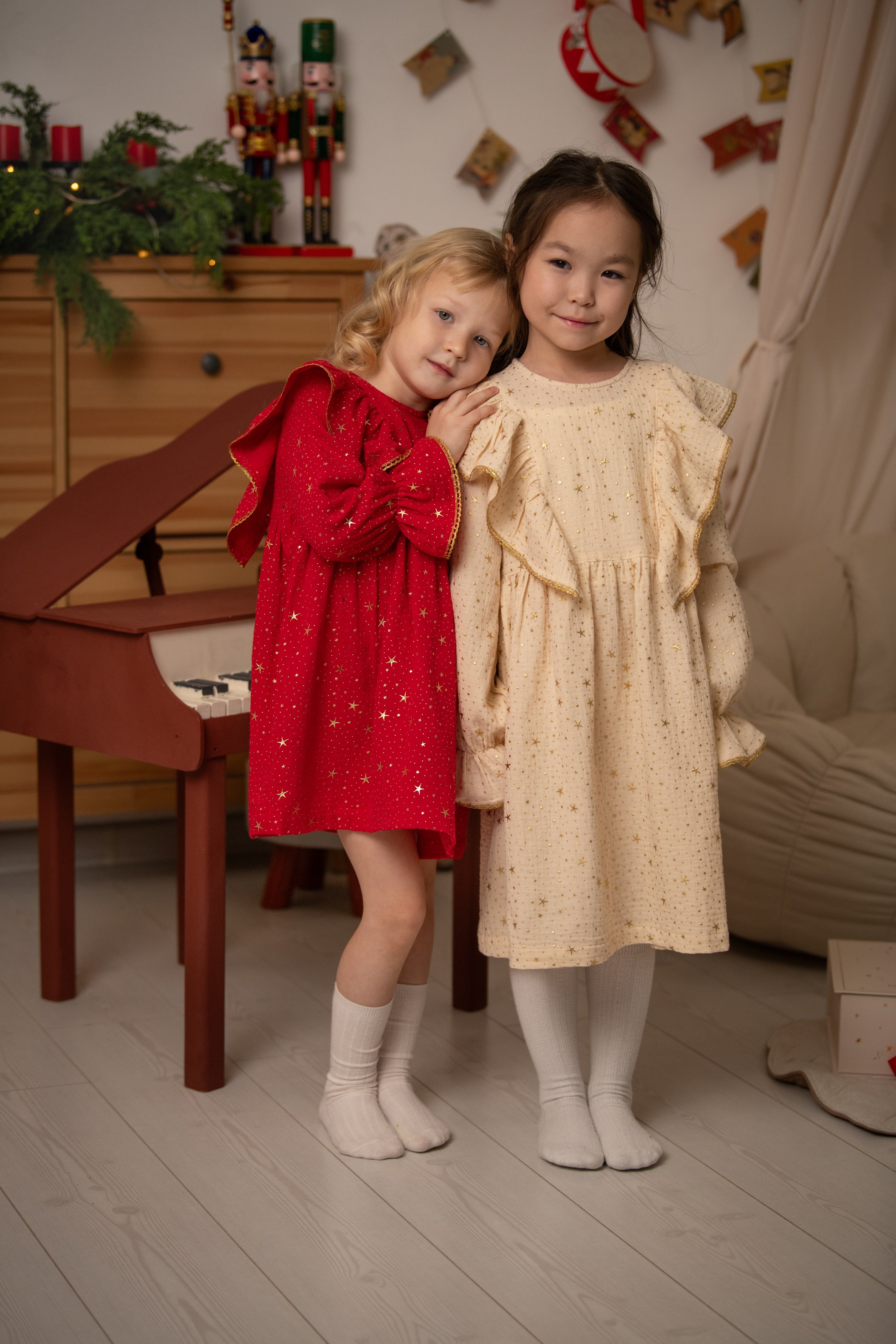 Stars Dress | Beige