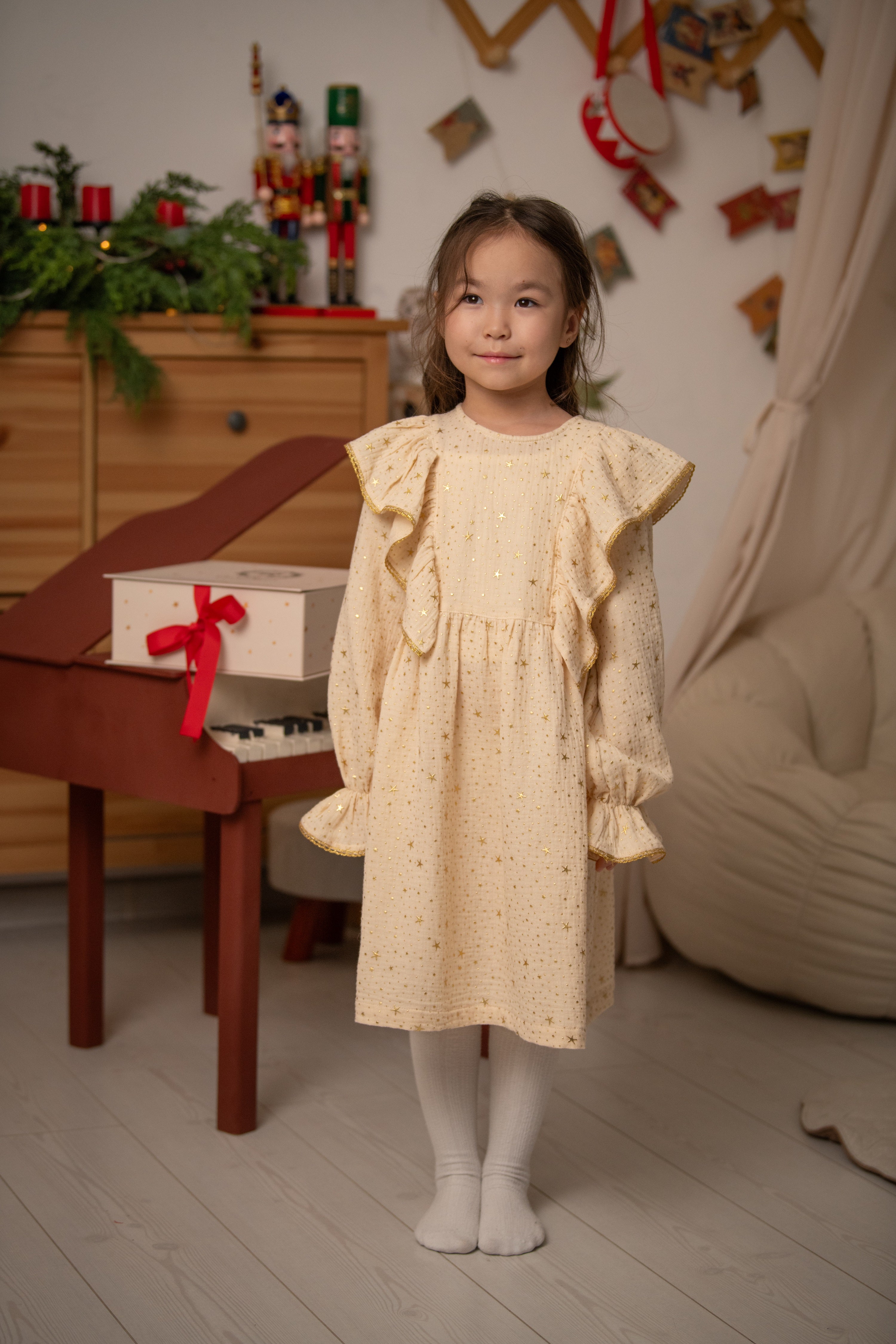 Stars Dress | Beige