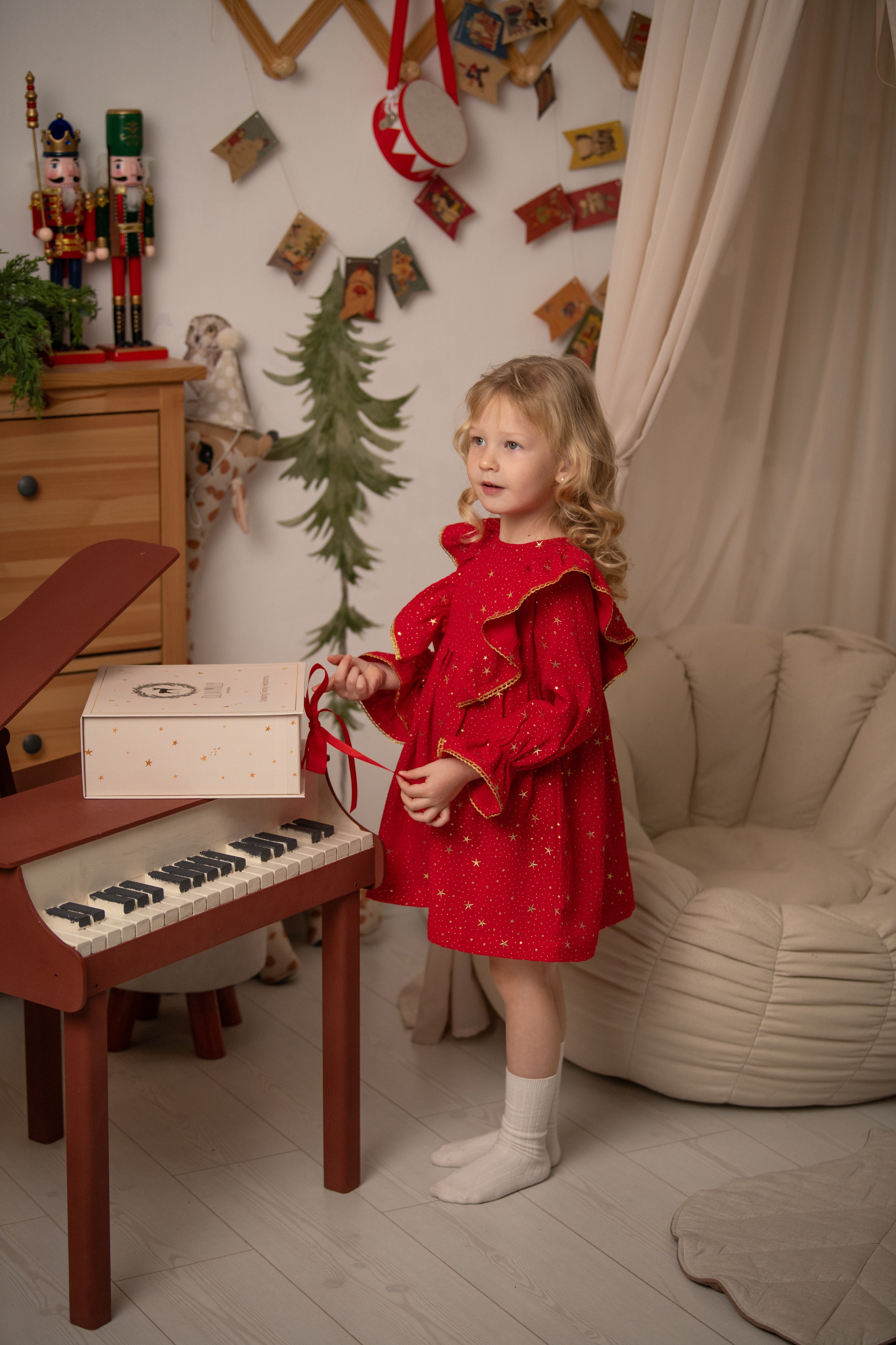 Stars Dress | Red