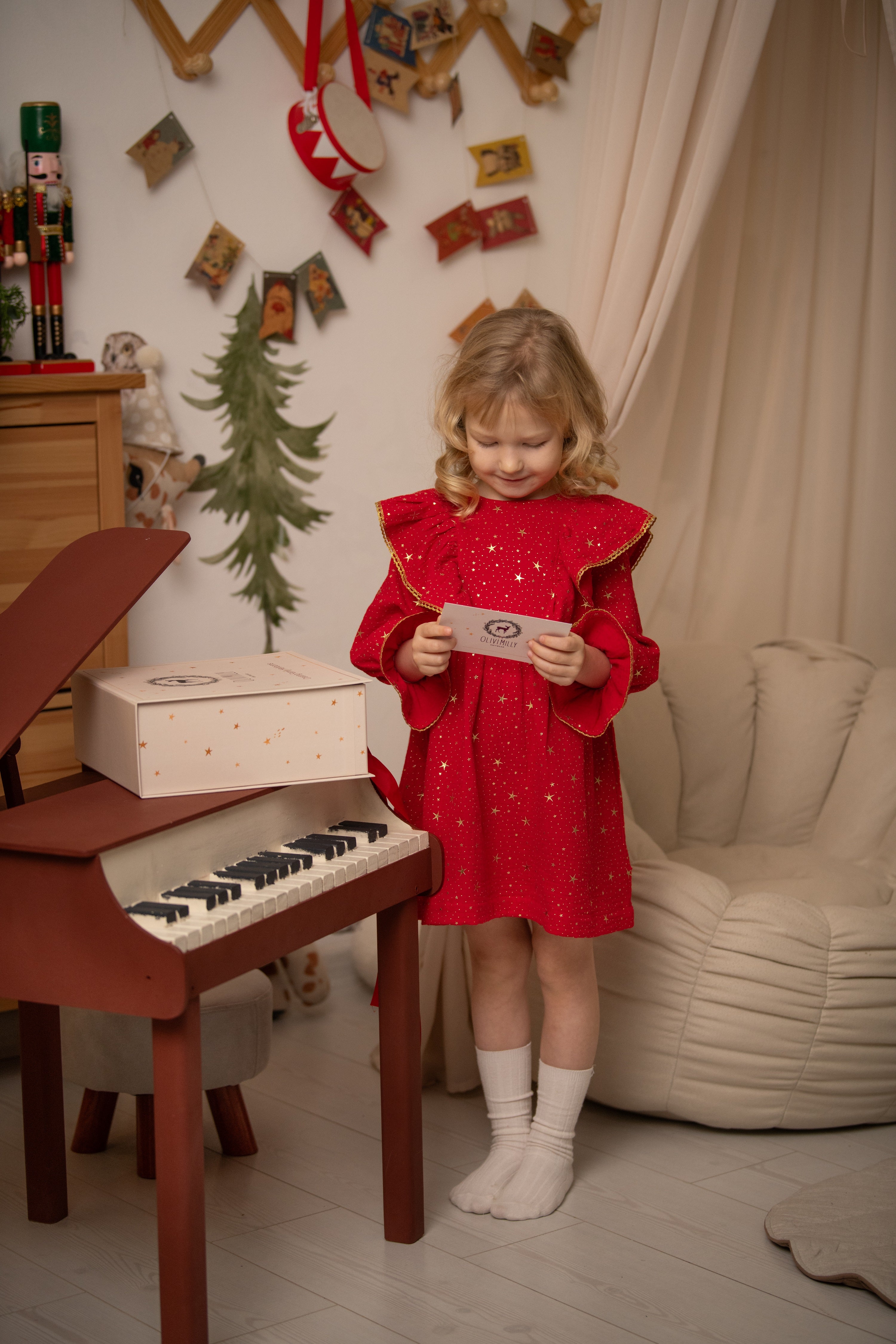 Stars Dress | Red