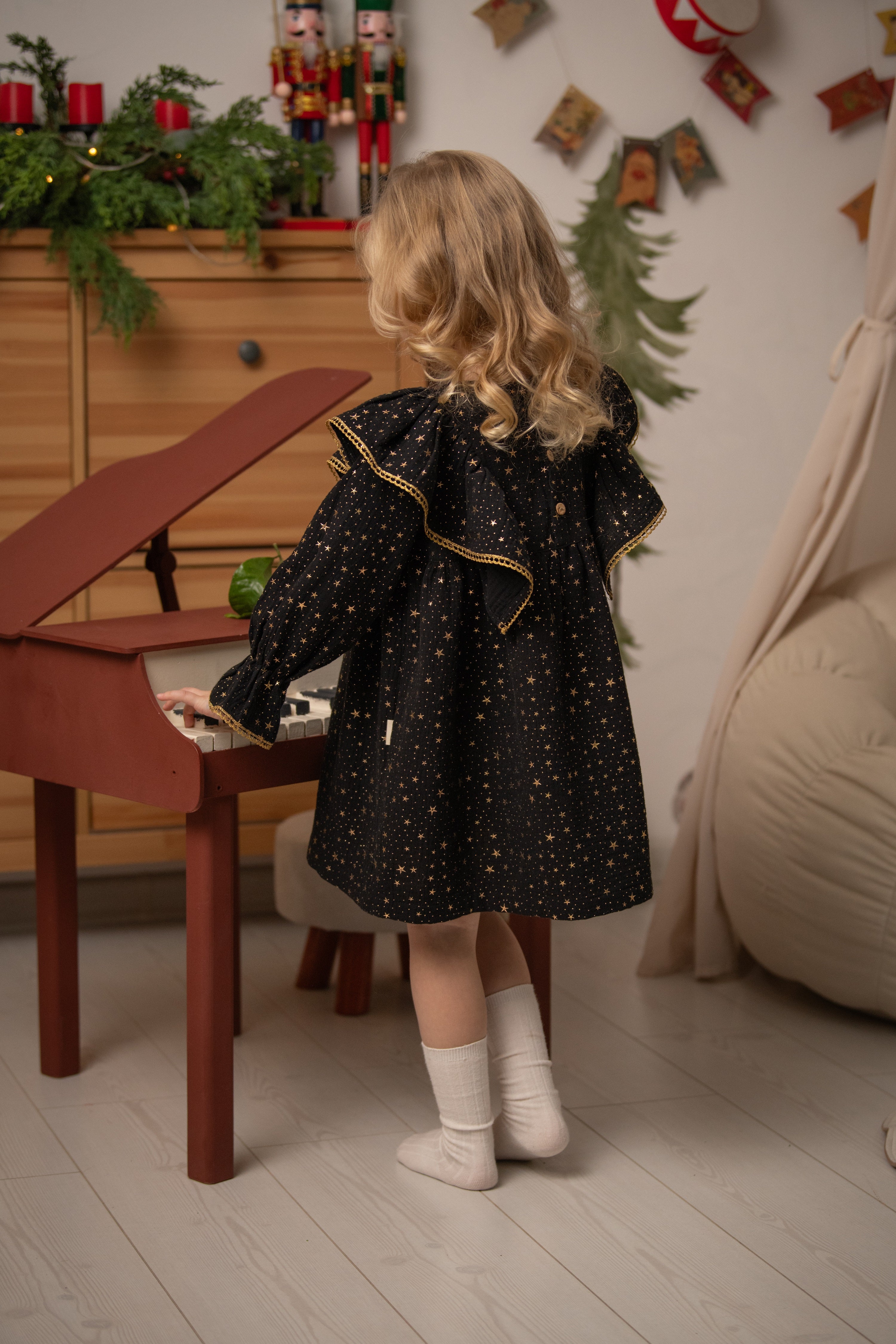 Stars Dress | Black