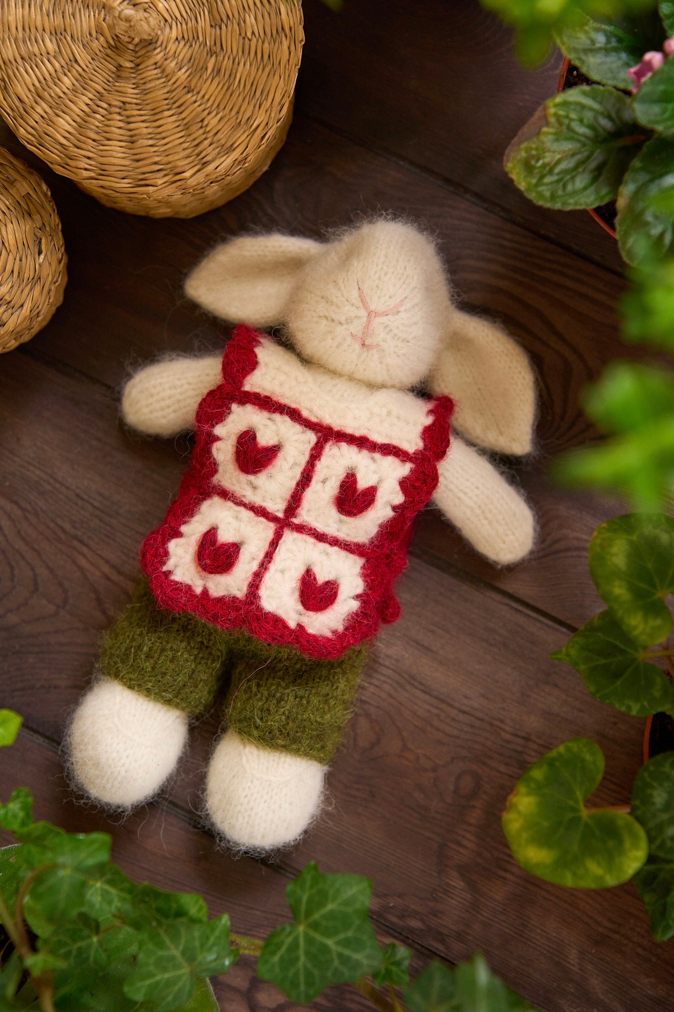 White Rabbit Toy | Knitted Toy