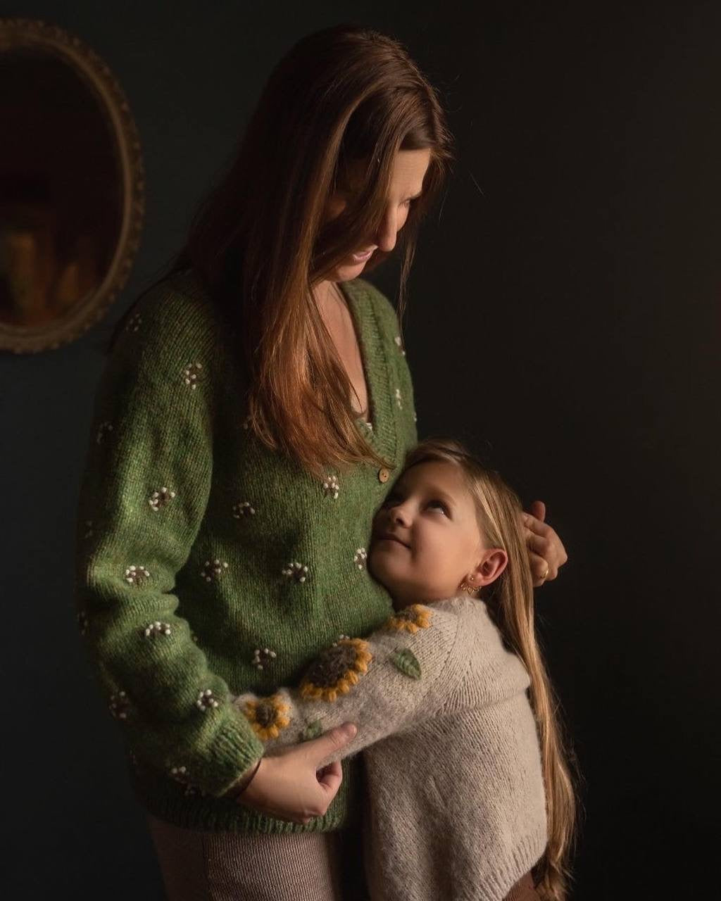 Adult Flora cardigan | Moss Green