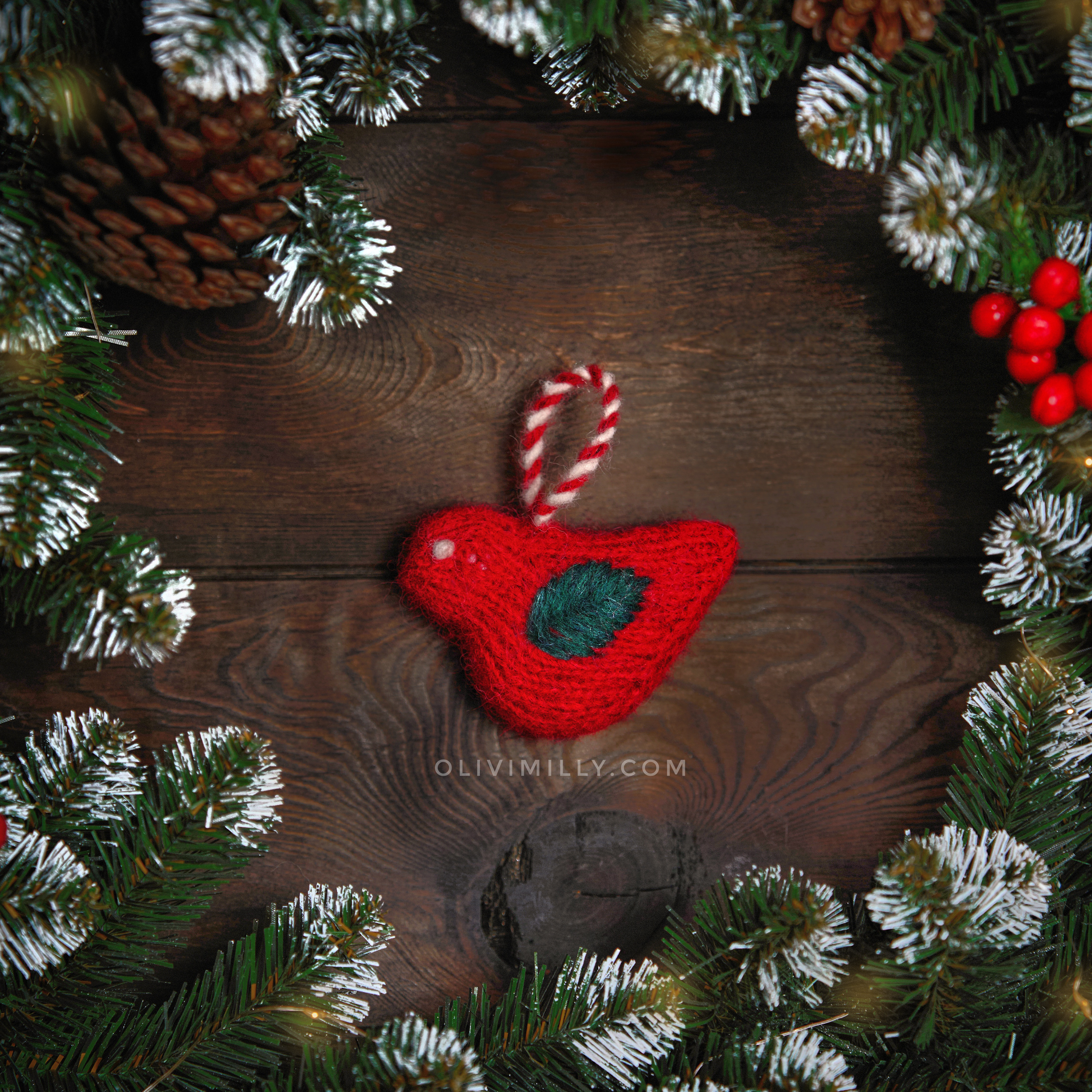 Christmas Bird | Red