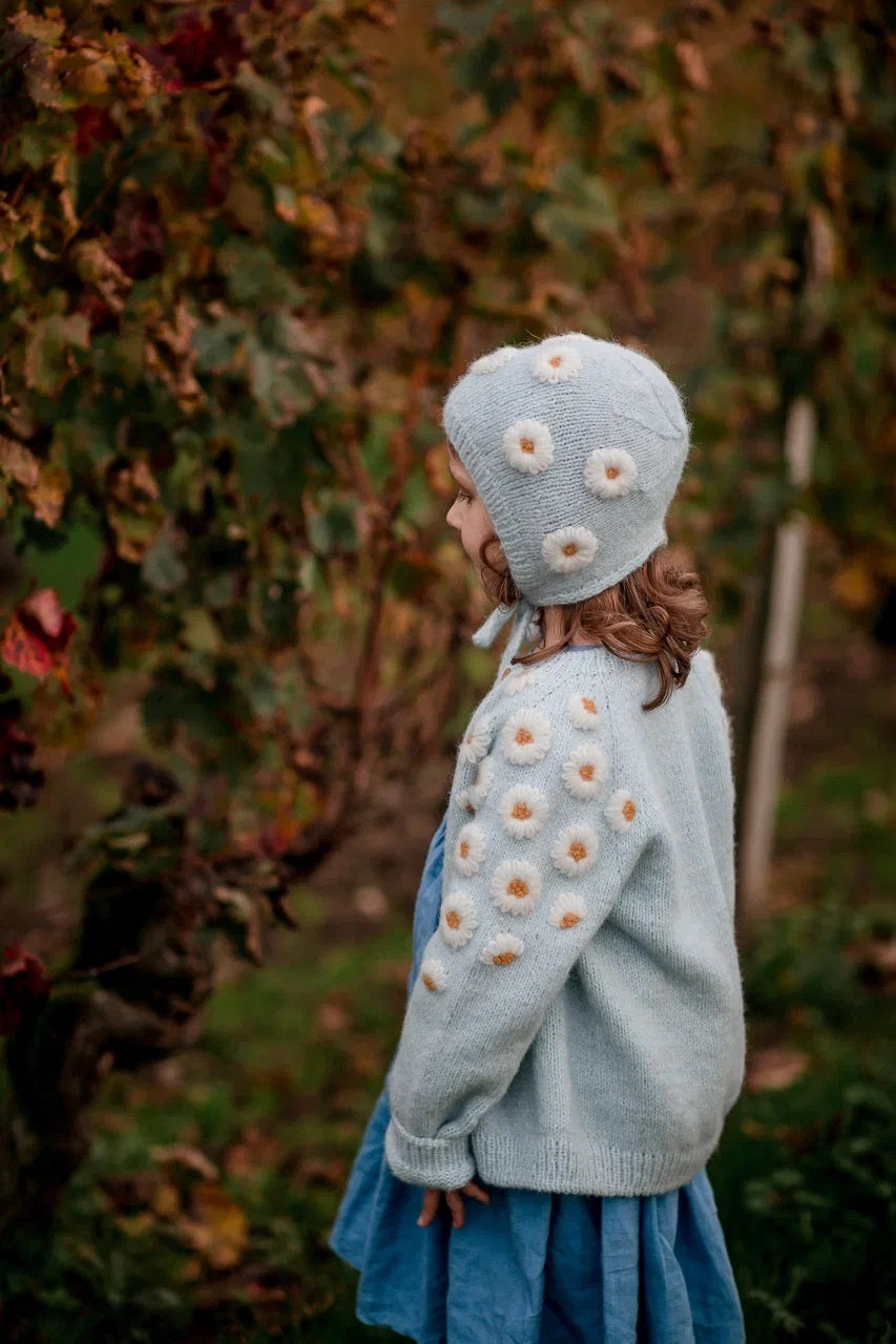 Chamomile bonnet |blue| in stock (5-6y)