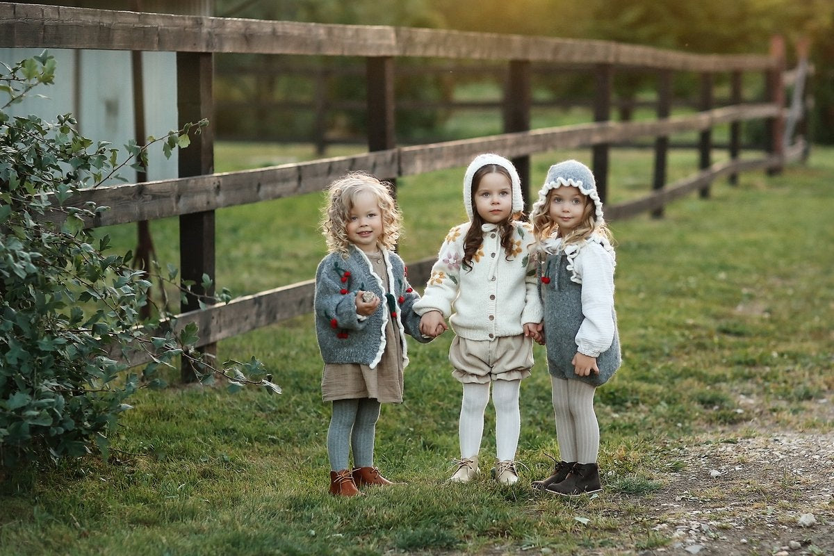 Cherries romper | Dark grey