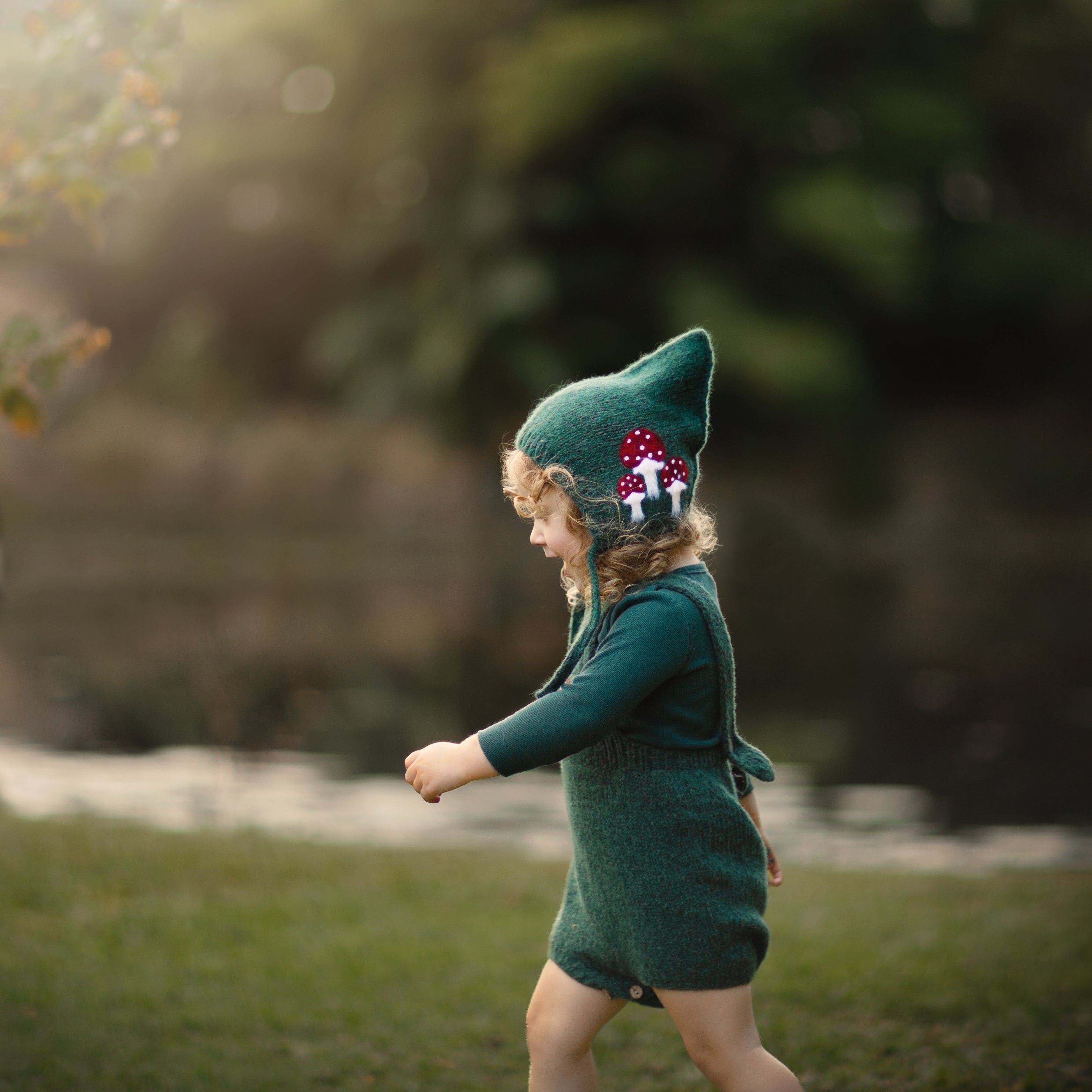 Mushrooms bonnet | Emerald