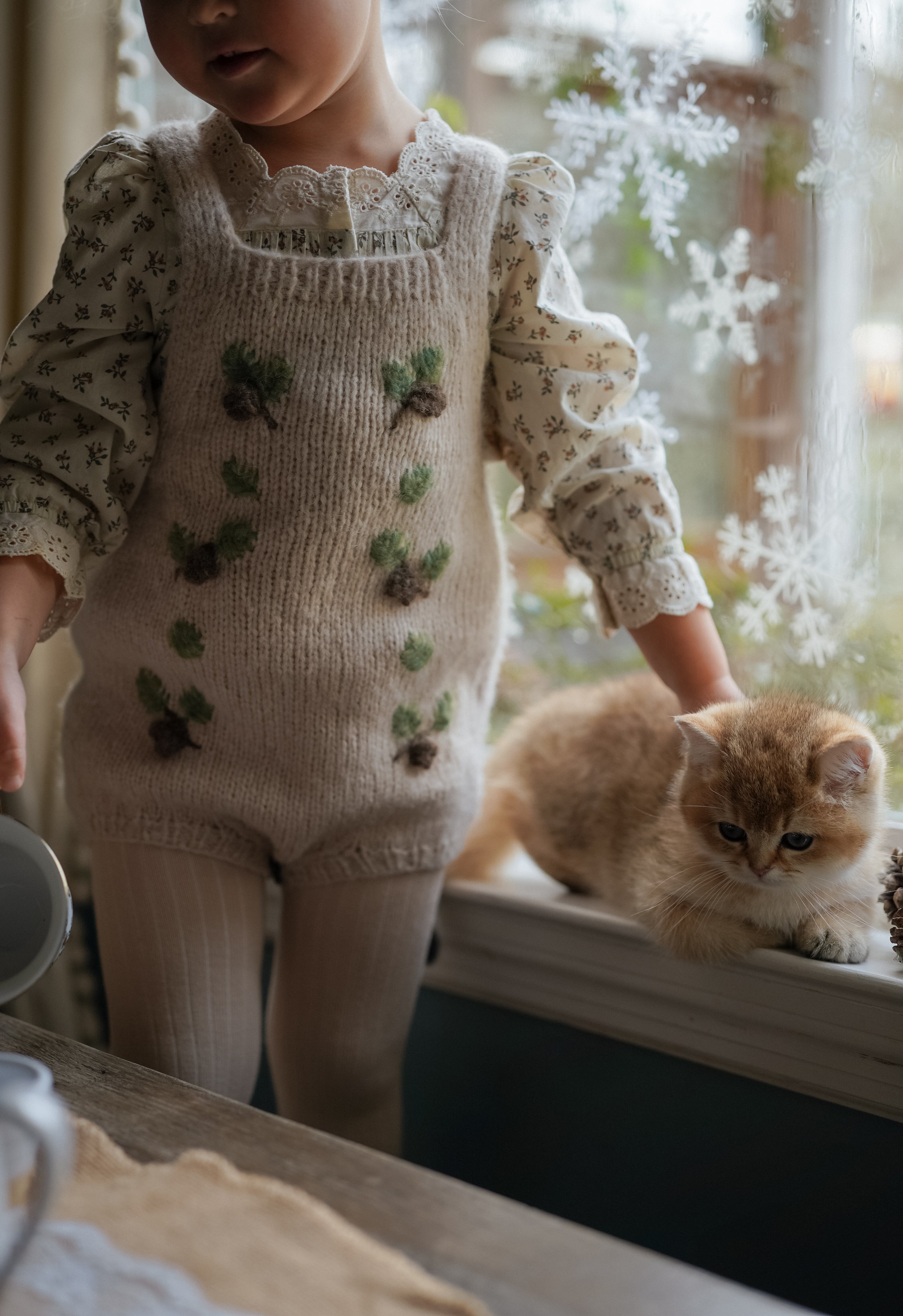 Spruce romper | Wheat