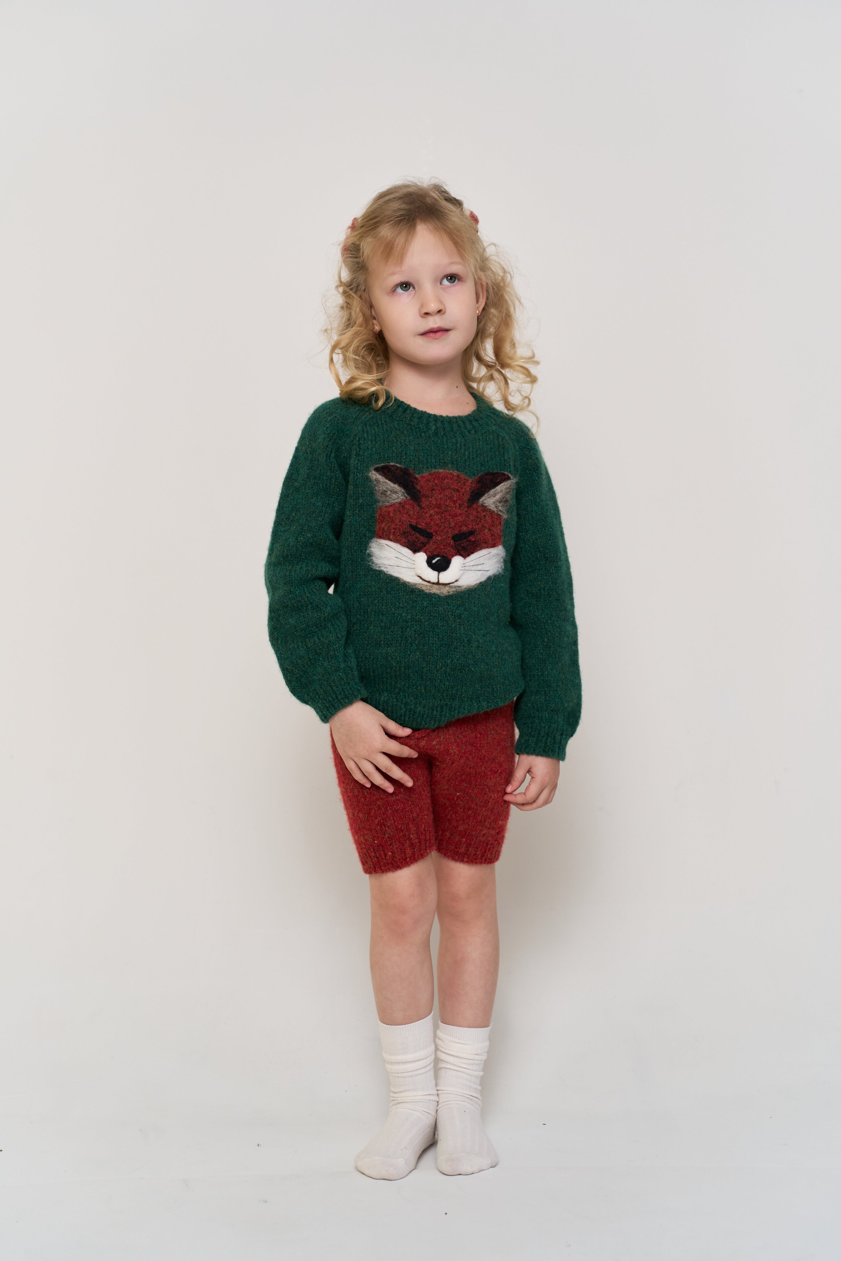 Fox jumper | Emerald