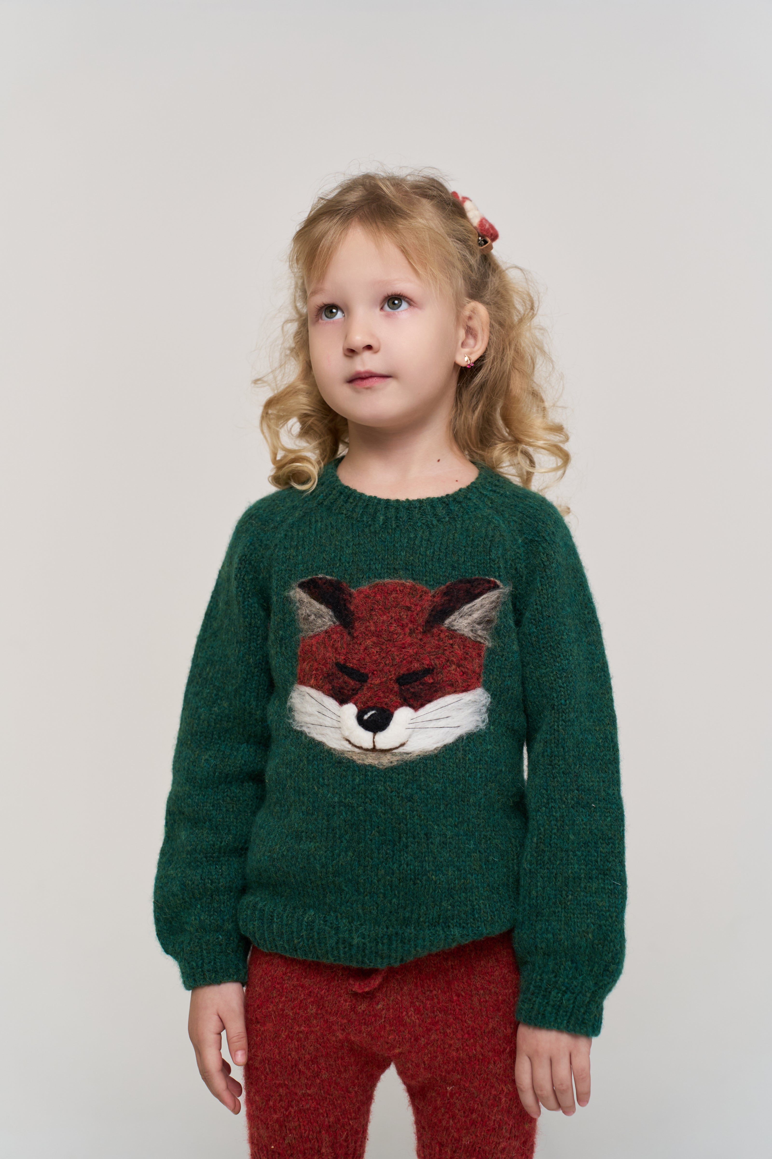 Fox jumper | Emerald