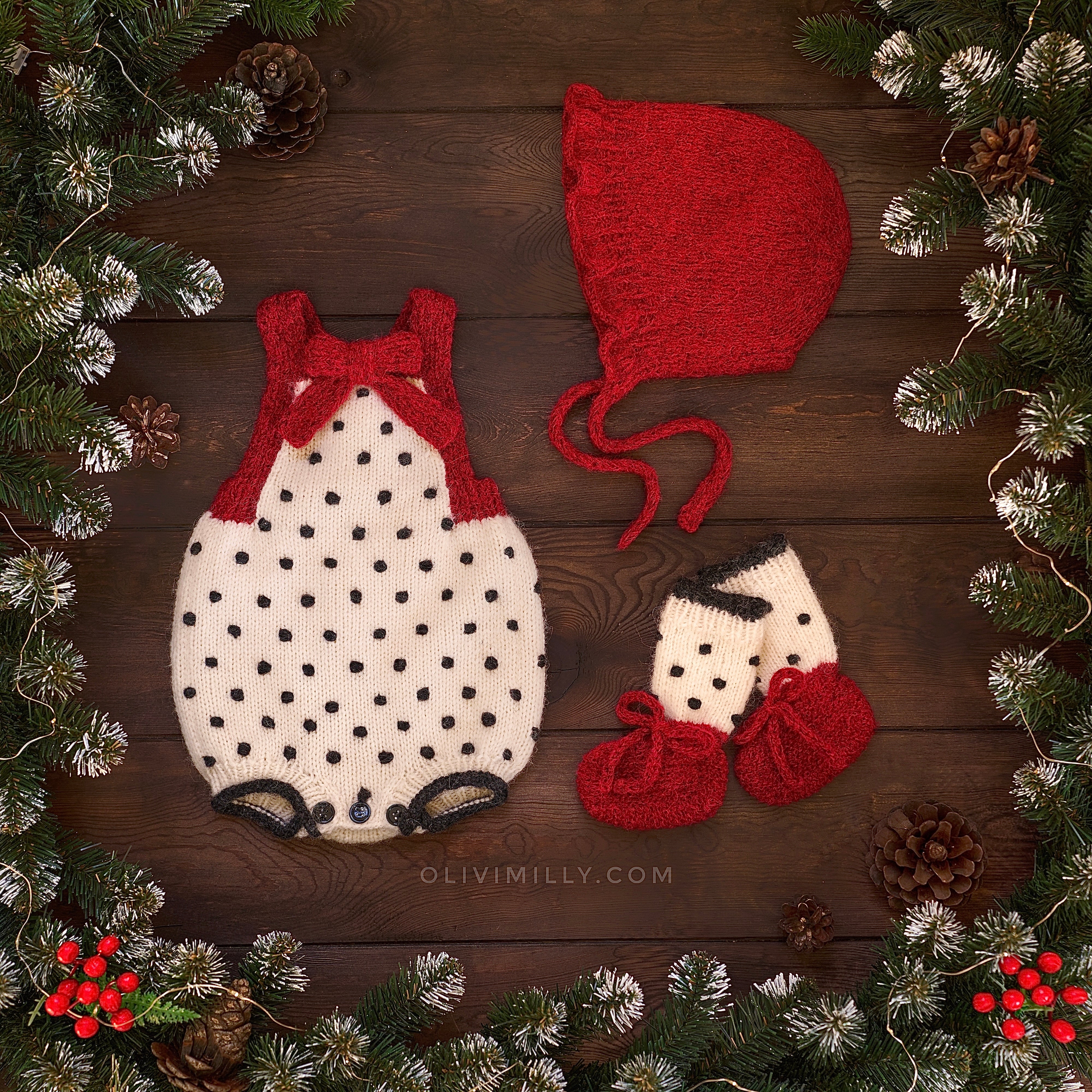 Amelia bonnet | Red