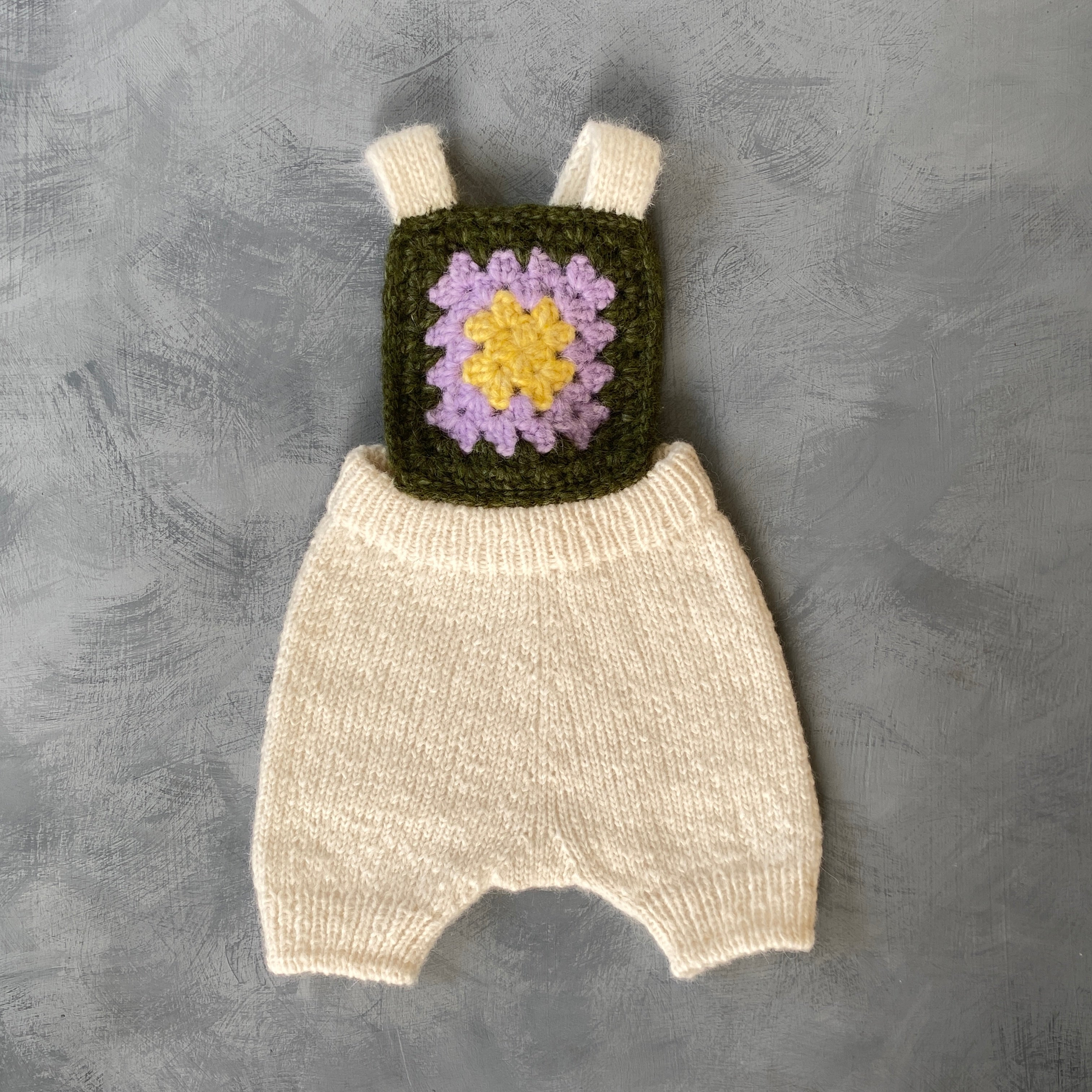 Violets Romper | Off White