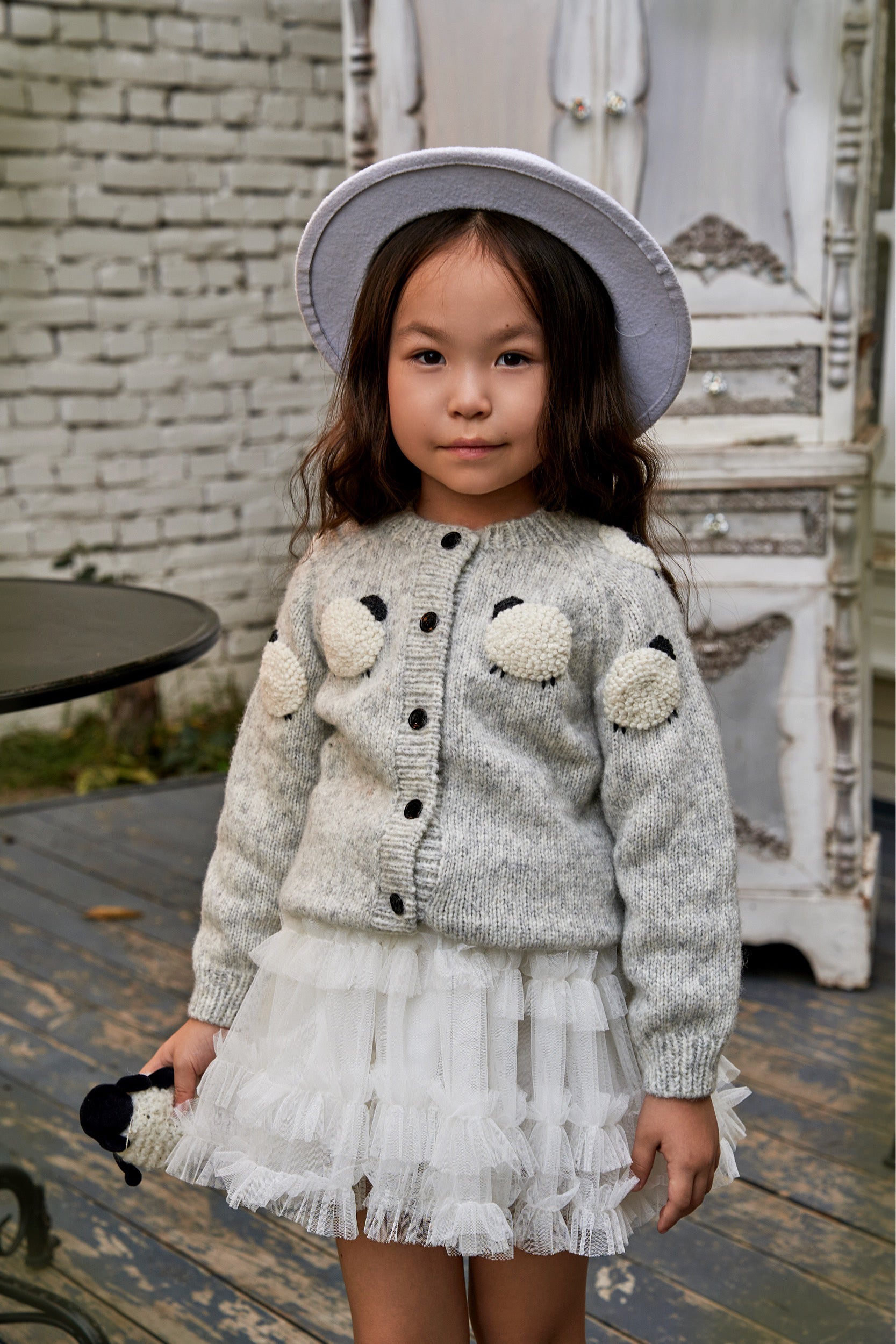 Sheeps cardigan | Light grey