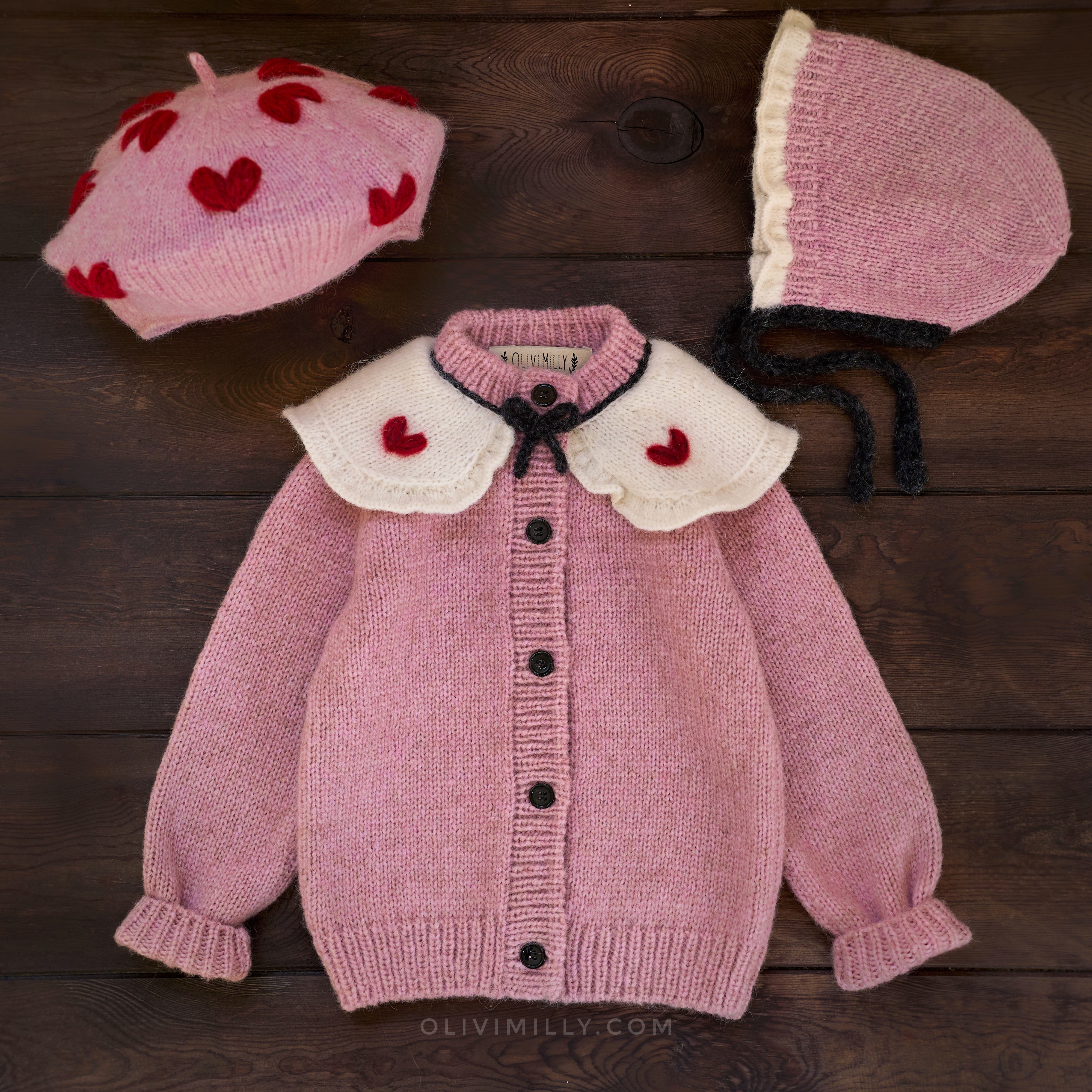 Alice Cardigan | Powder Pink