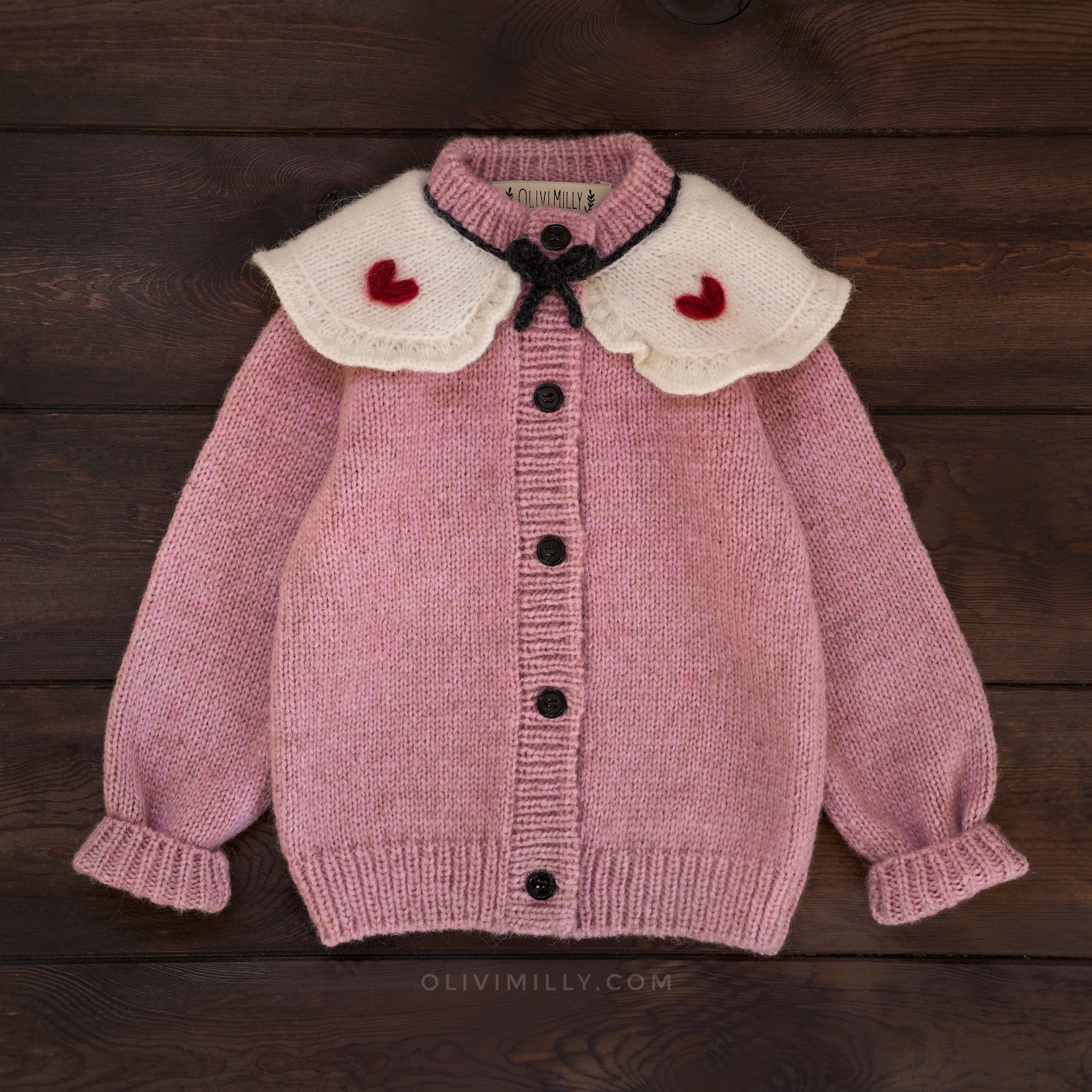 Alice Cardigan | Powder Pink