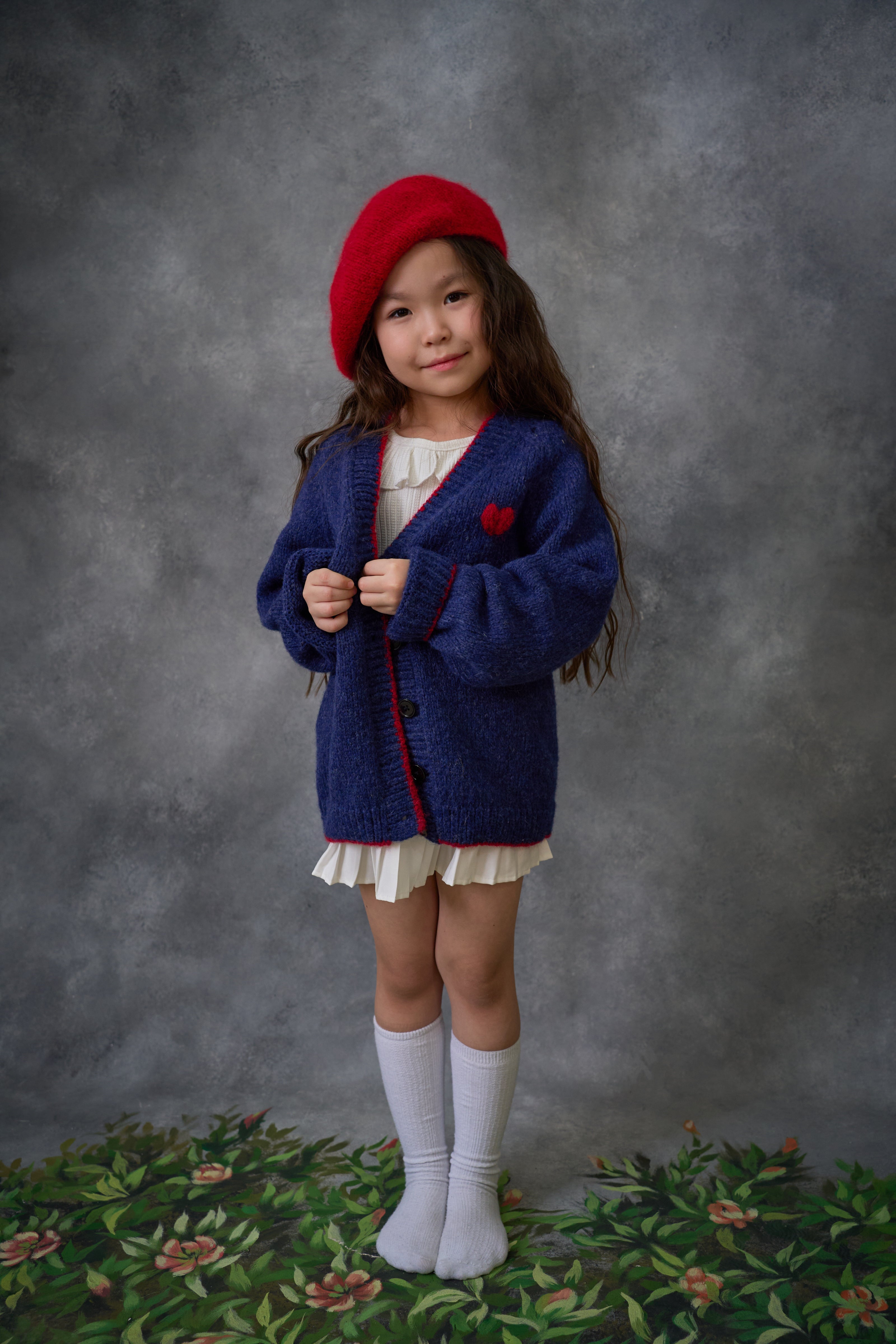 Chérie Cardigan | Dark blue