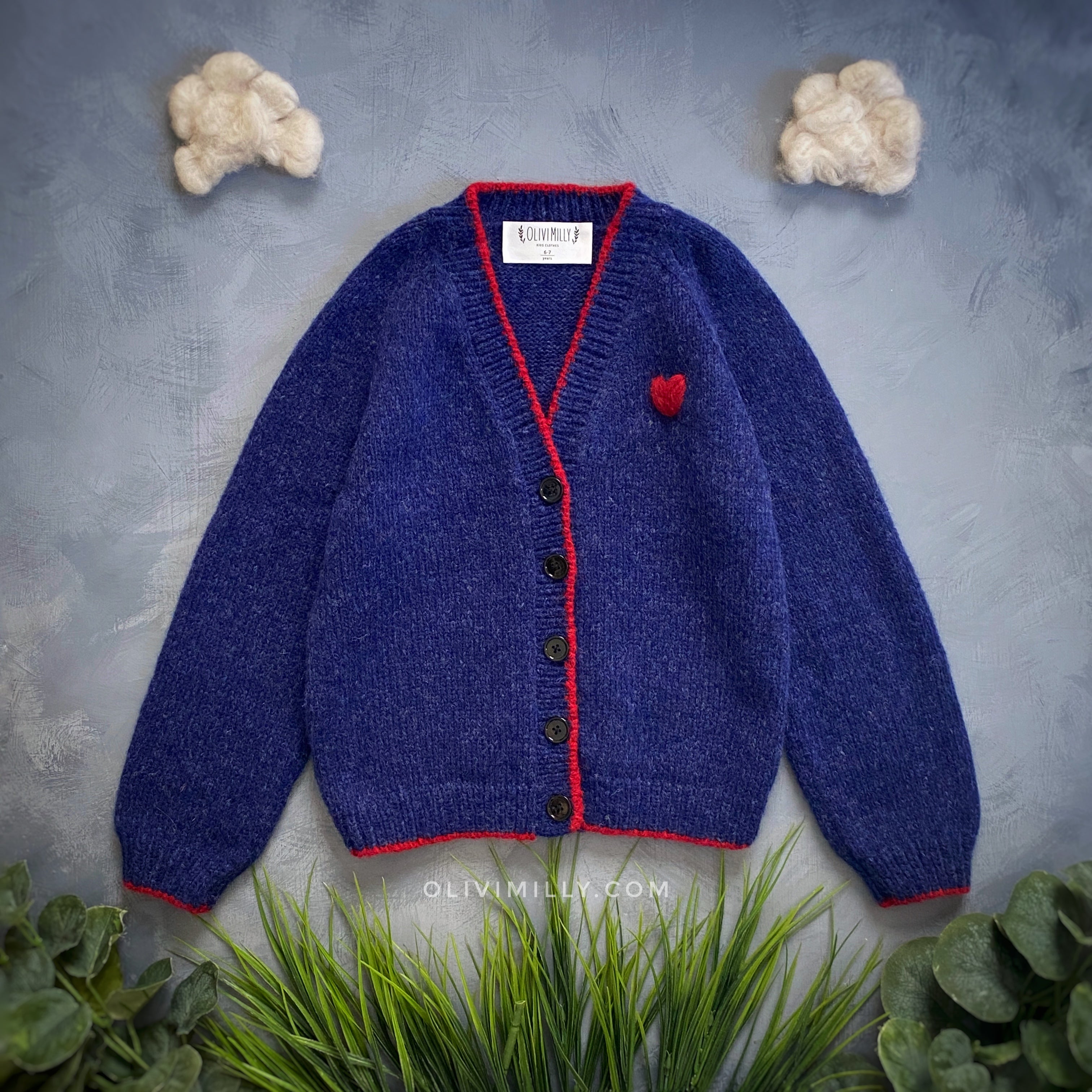 Chérie Cardigan | Dark blue