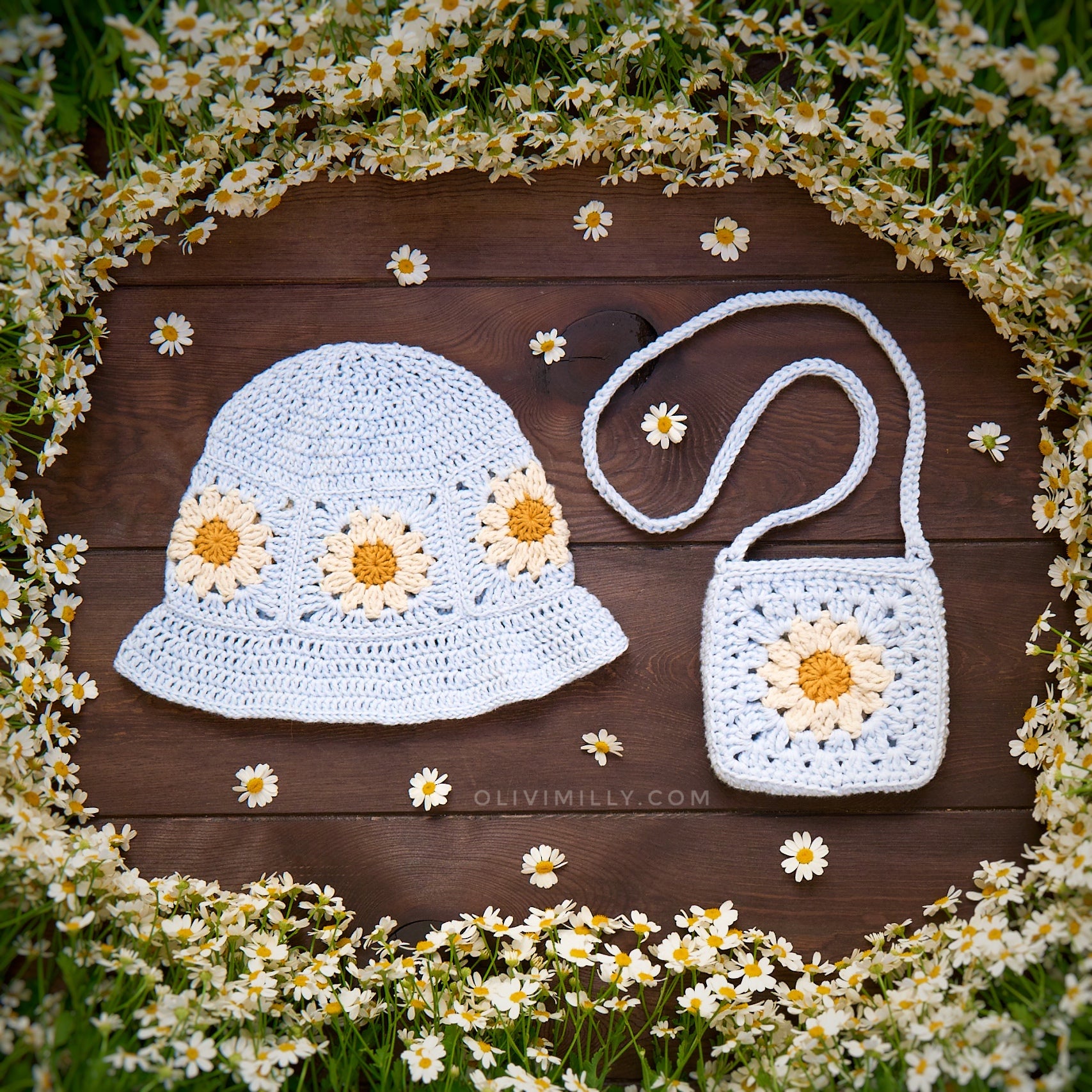 Daisy Bag |Baby blue| in stock
