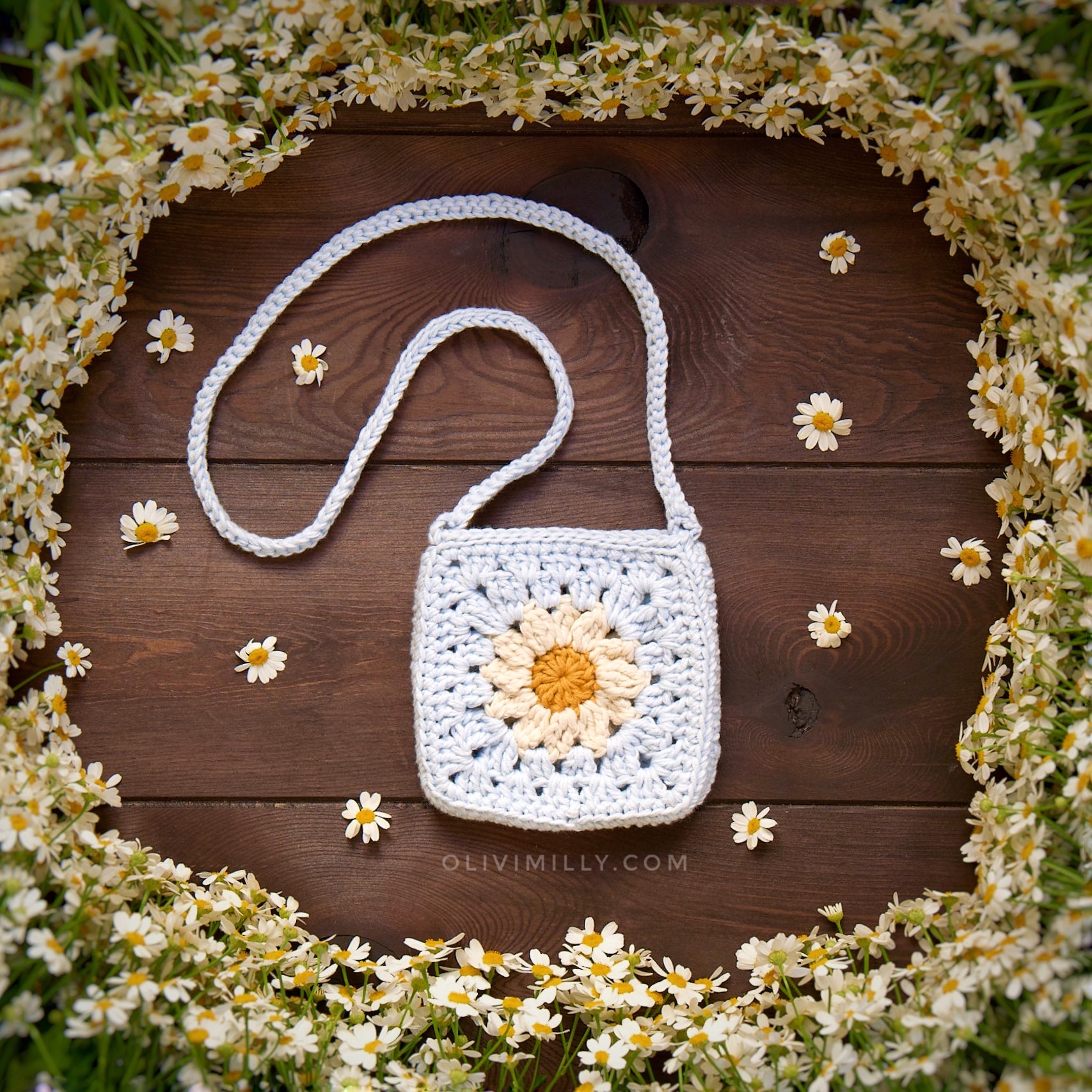 Daisy Bag | Baby blue