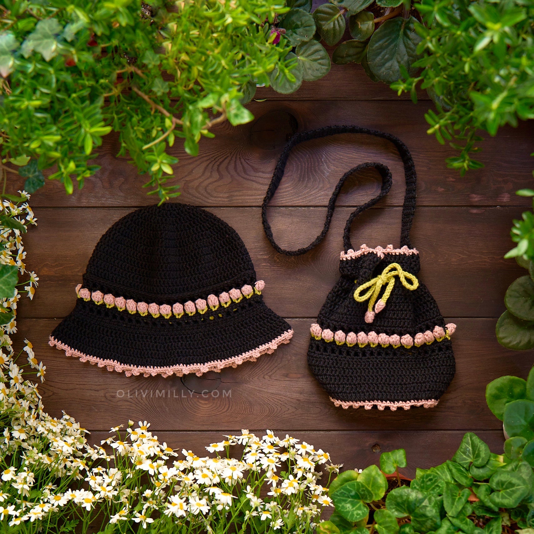 Tulips Bag | Black