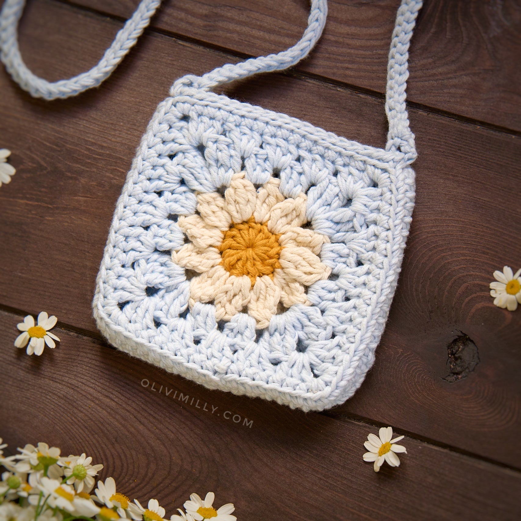 Daisy Bag |Baby blue| in stock