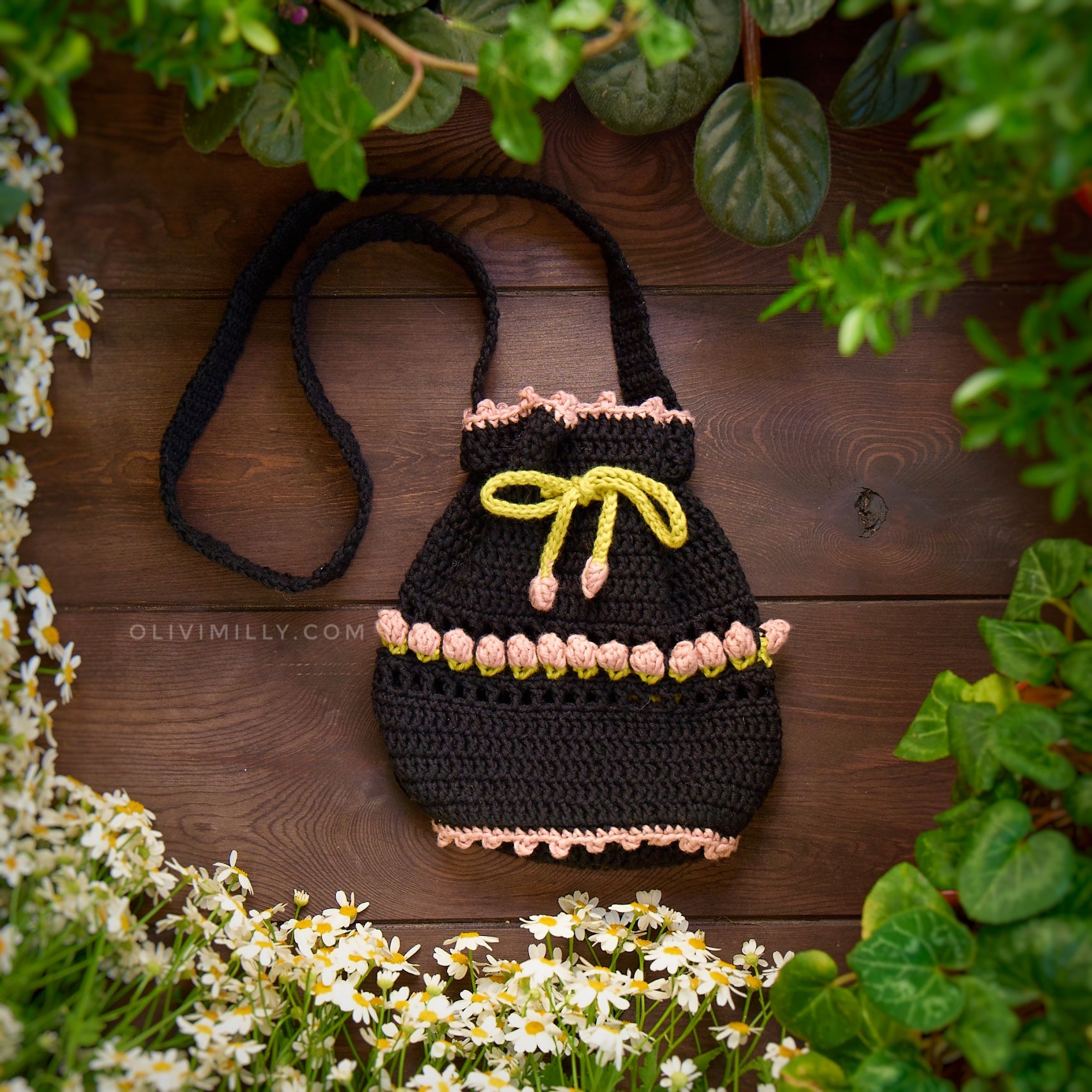 Tulips Bag | Black