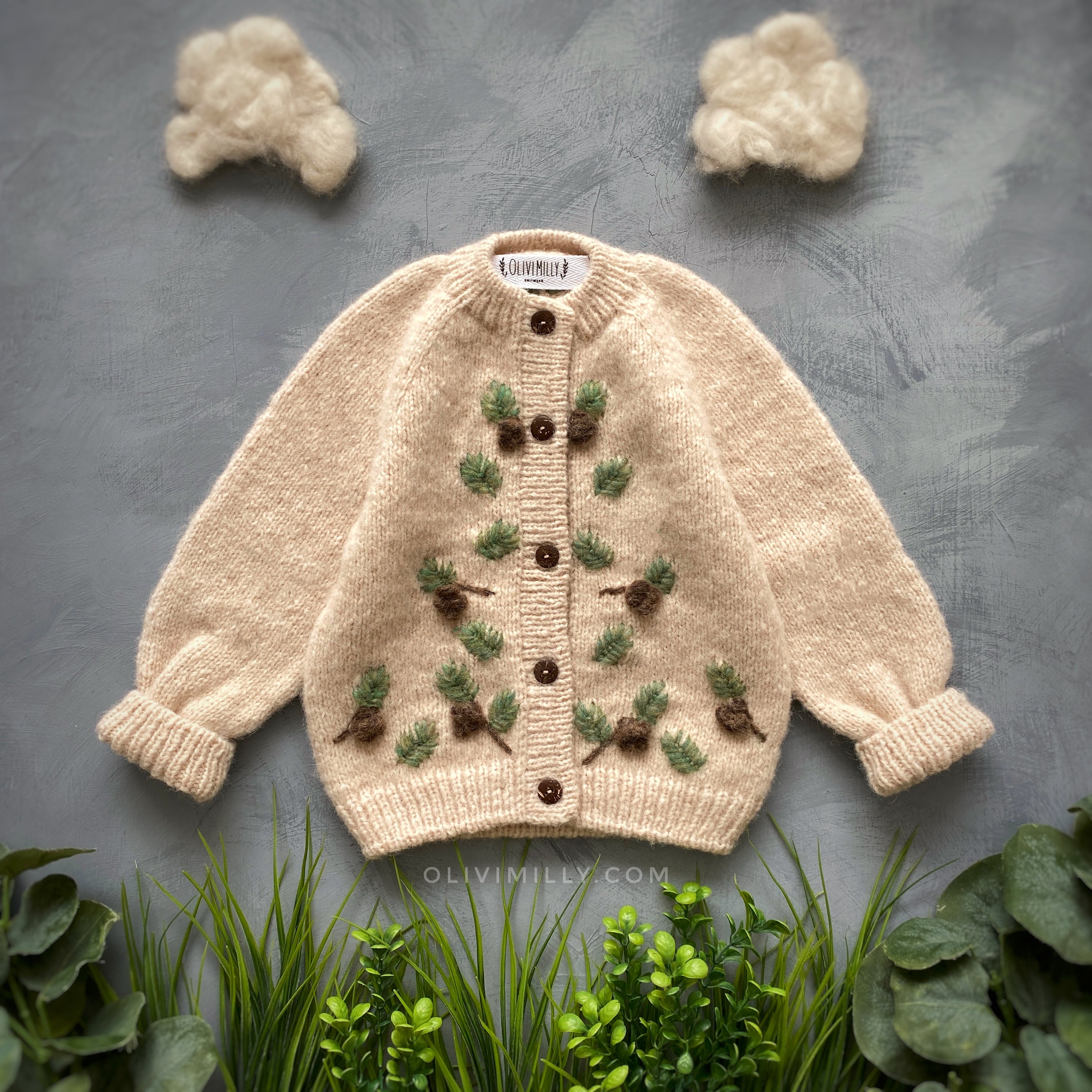 Spruce cardigan | Wheat