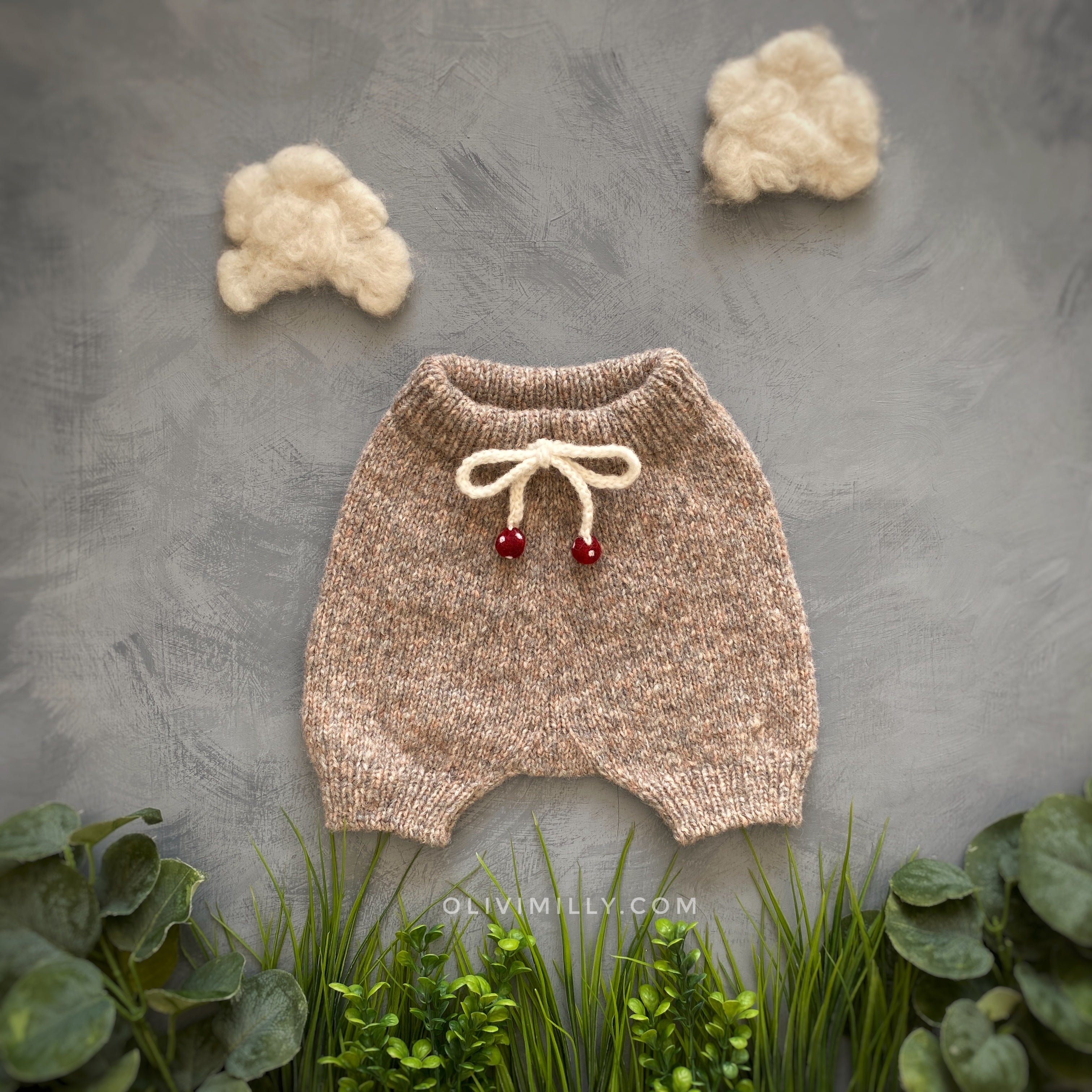 Mushrooms Shorts | Beigebrown
