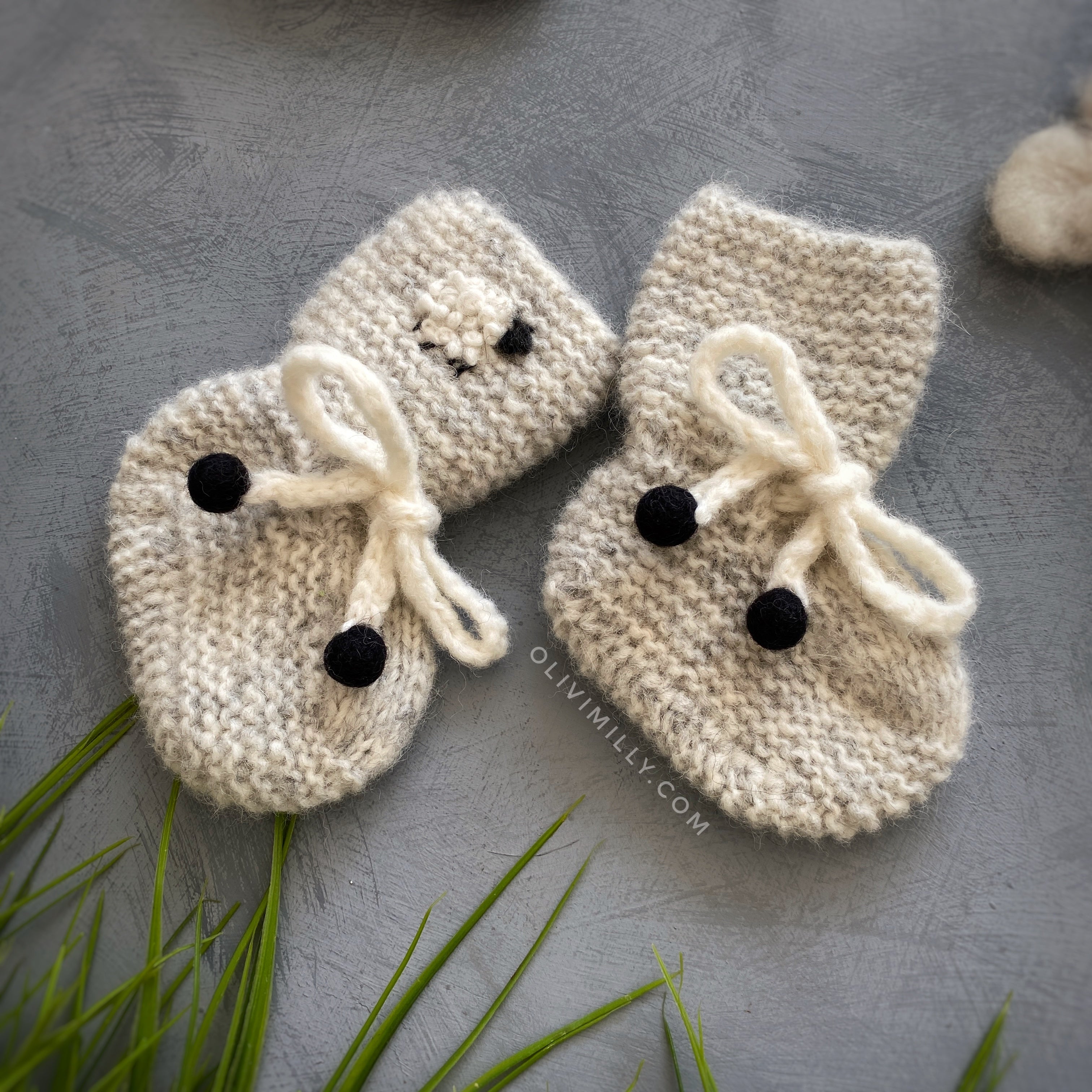 Sheeps Booties | Light grey