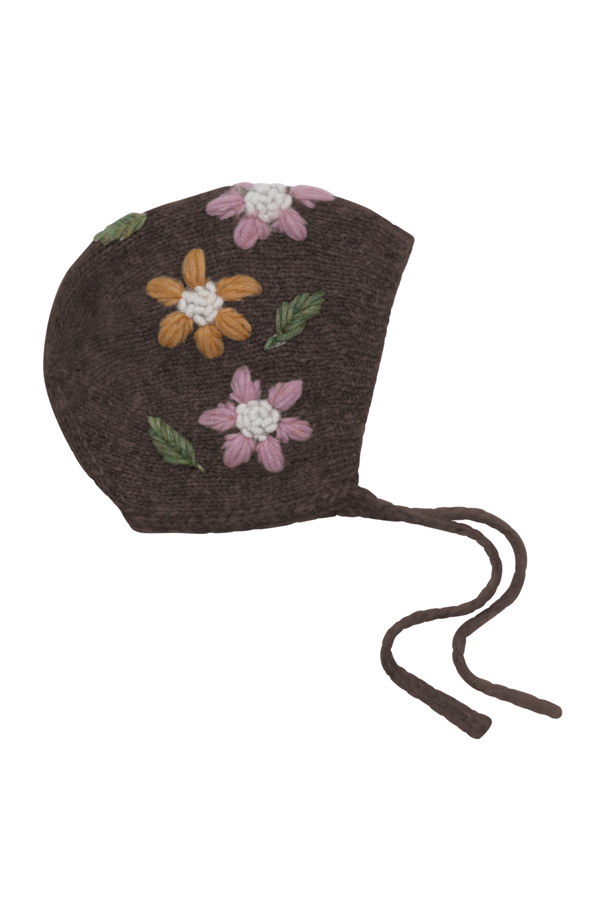 Flower Rain bonnet | Brown | In Stock