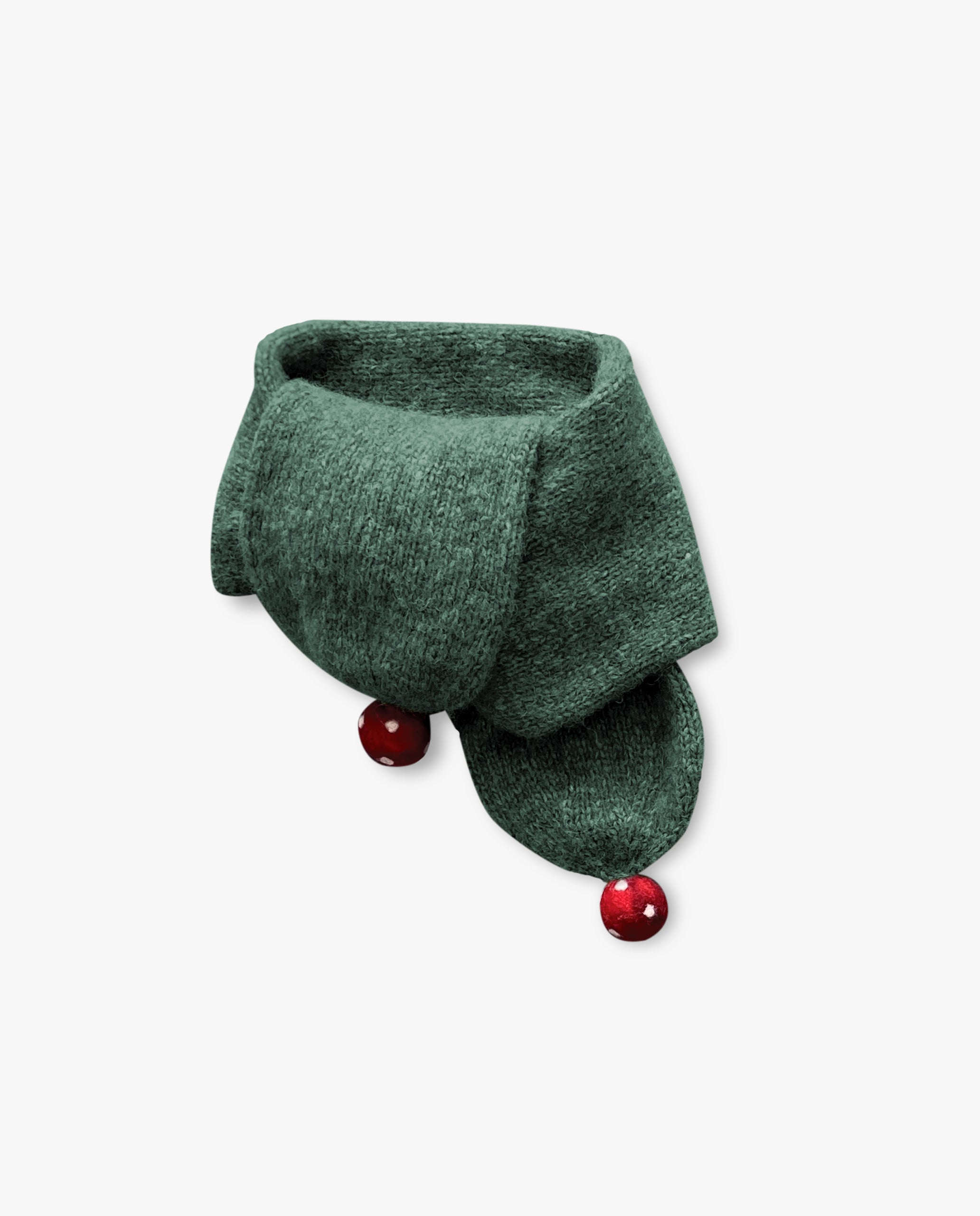 Mushrooms Scarf |emerald| in stock (one size)
