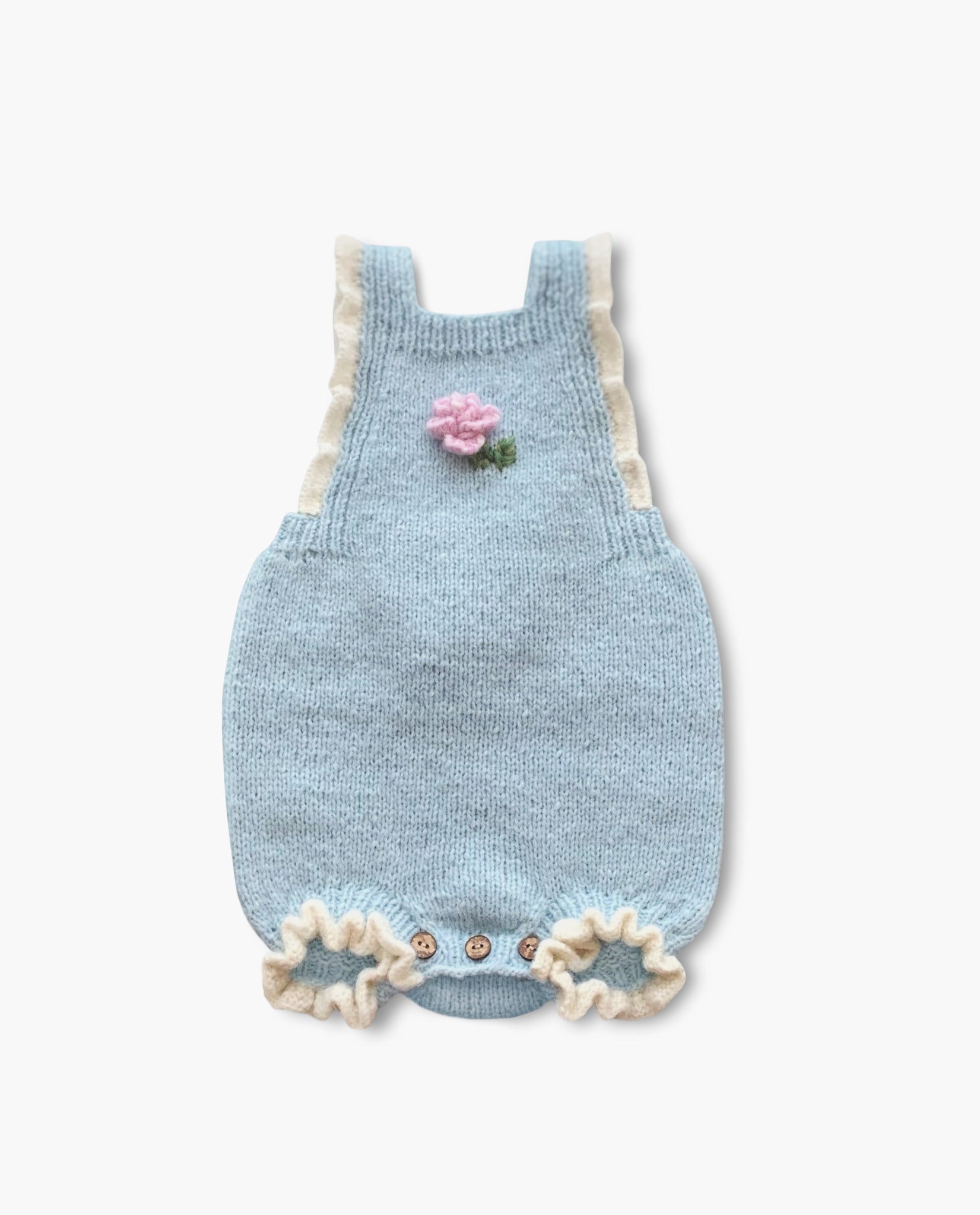 Roses romper | Blue