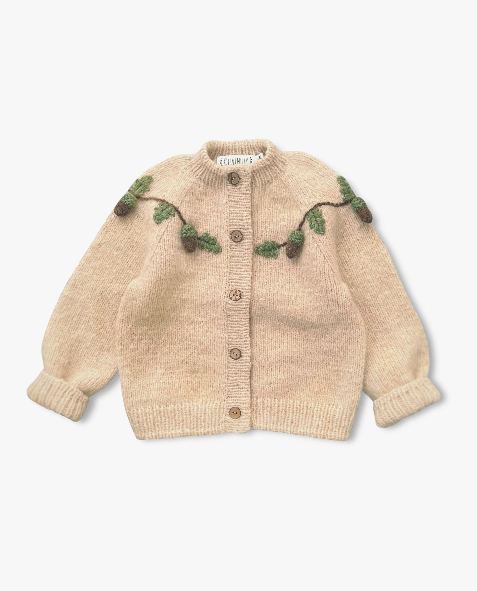 Acorns Cardigan | Wheat