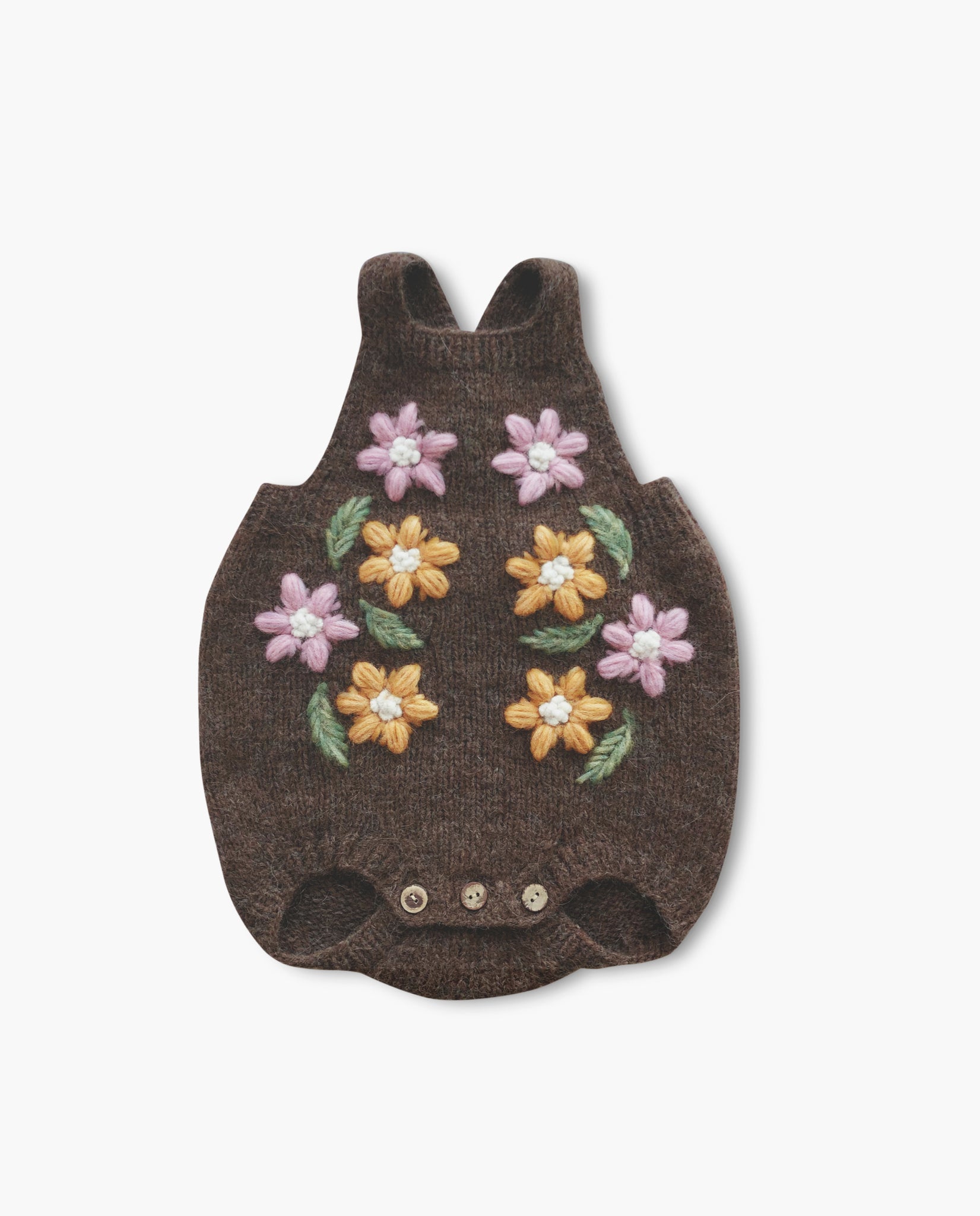 Flower Rain romper | Brown | In Stock