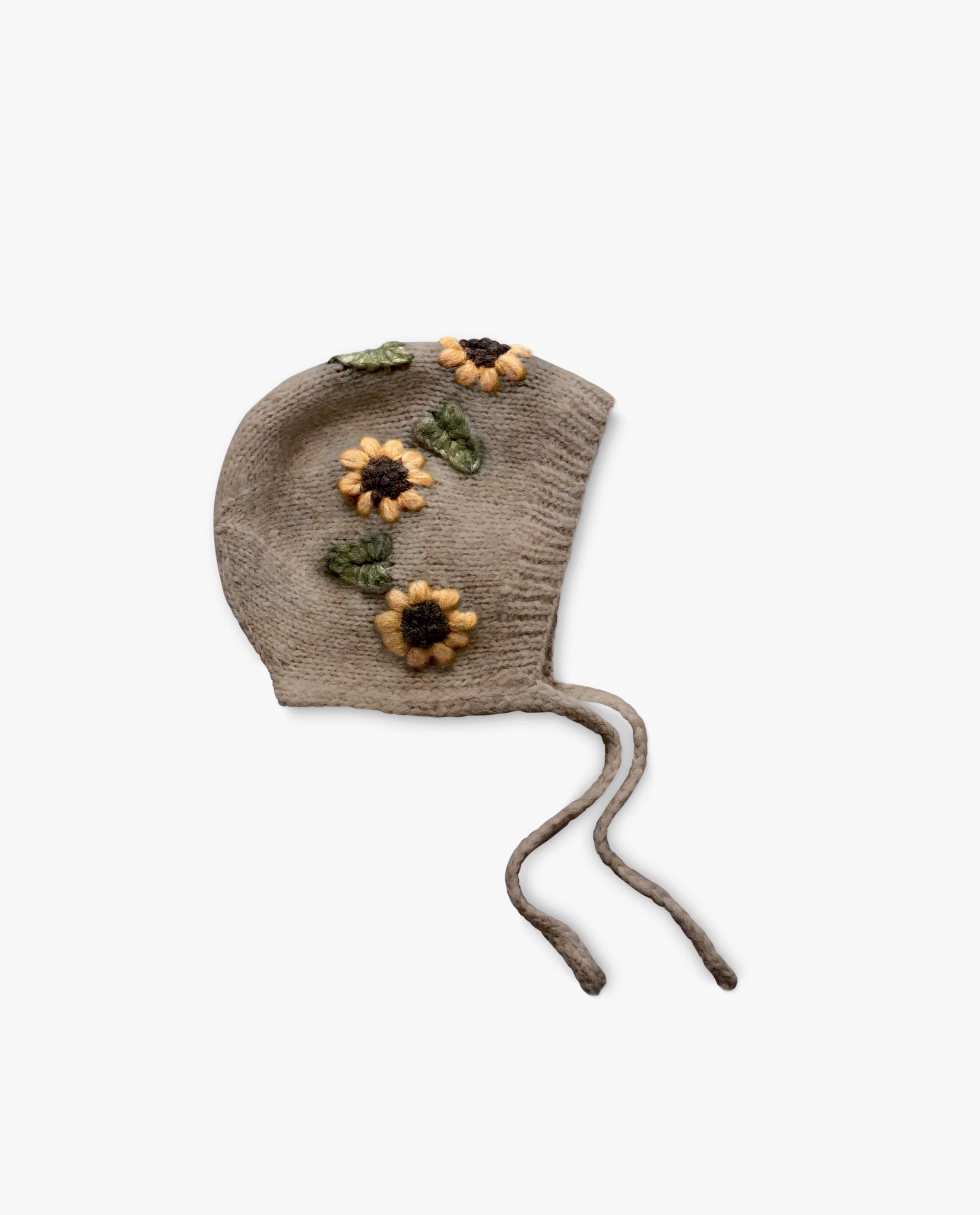Sunflowers Bonnet | Beigebrown